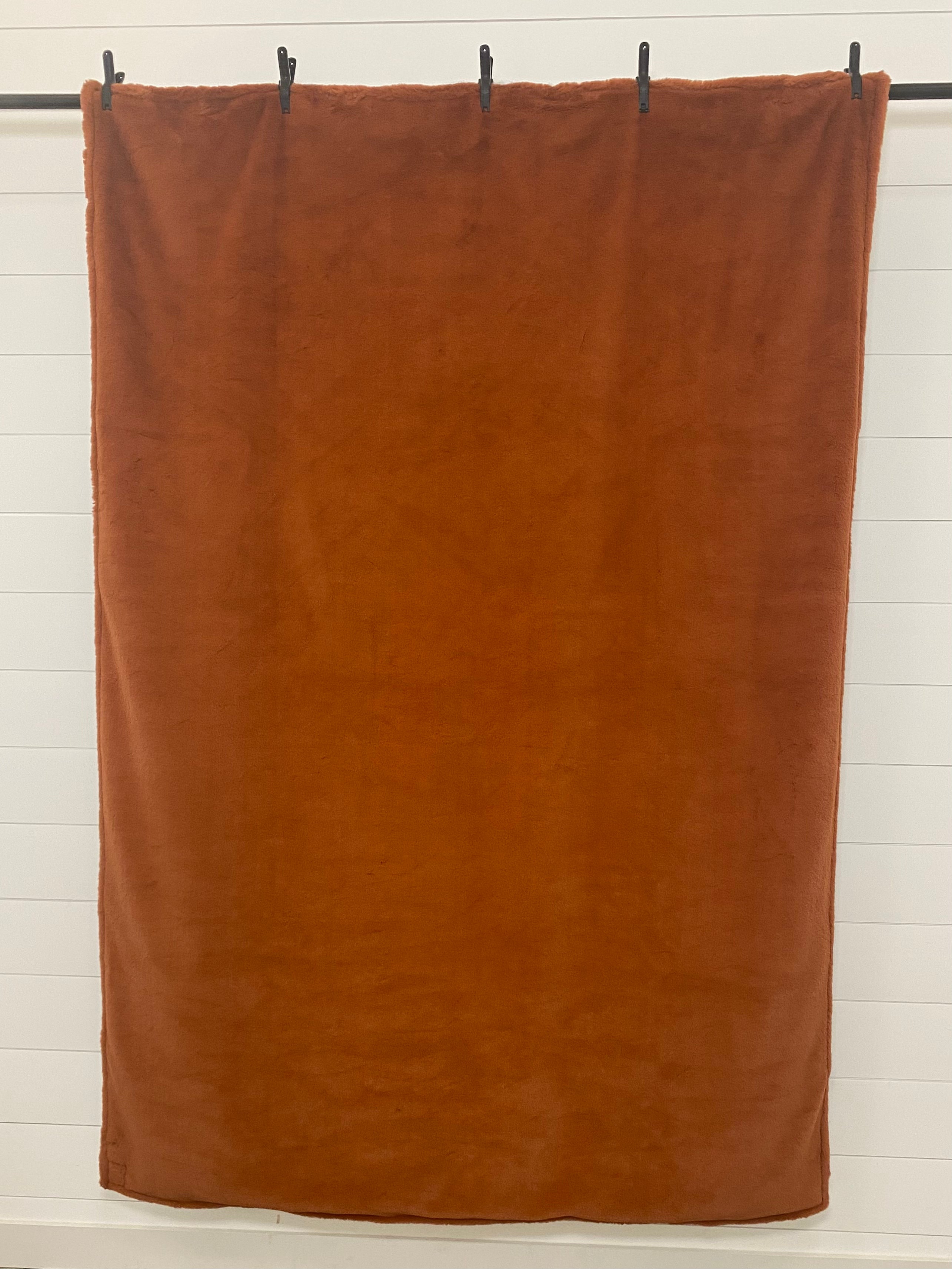 Fall Print Minky Mama With Ginger Seal on the Back