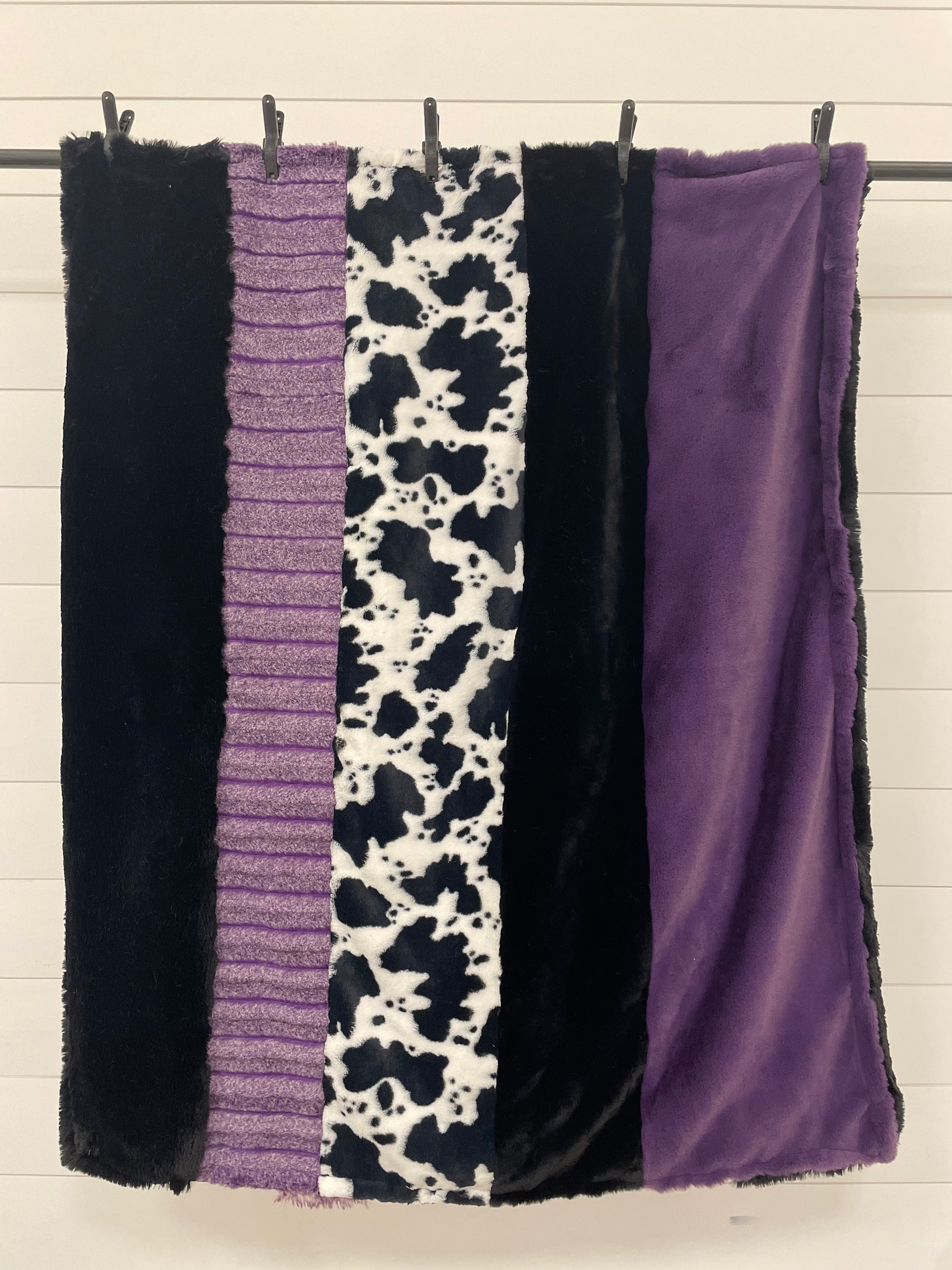 Purple, Black and Cow Ma Miller