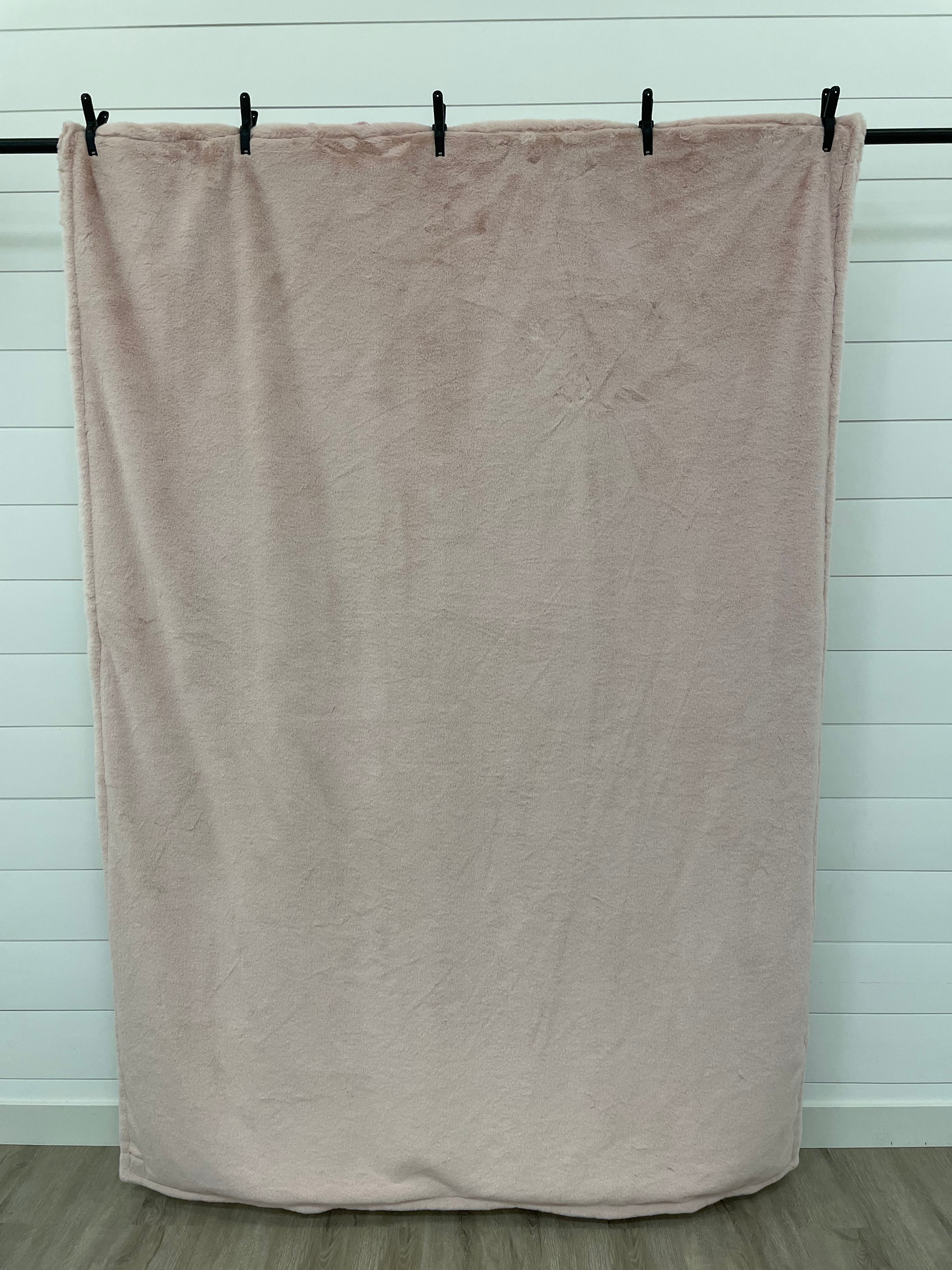 Rosewater and Floral Minky Mama With Encore on the Back