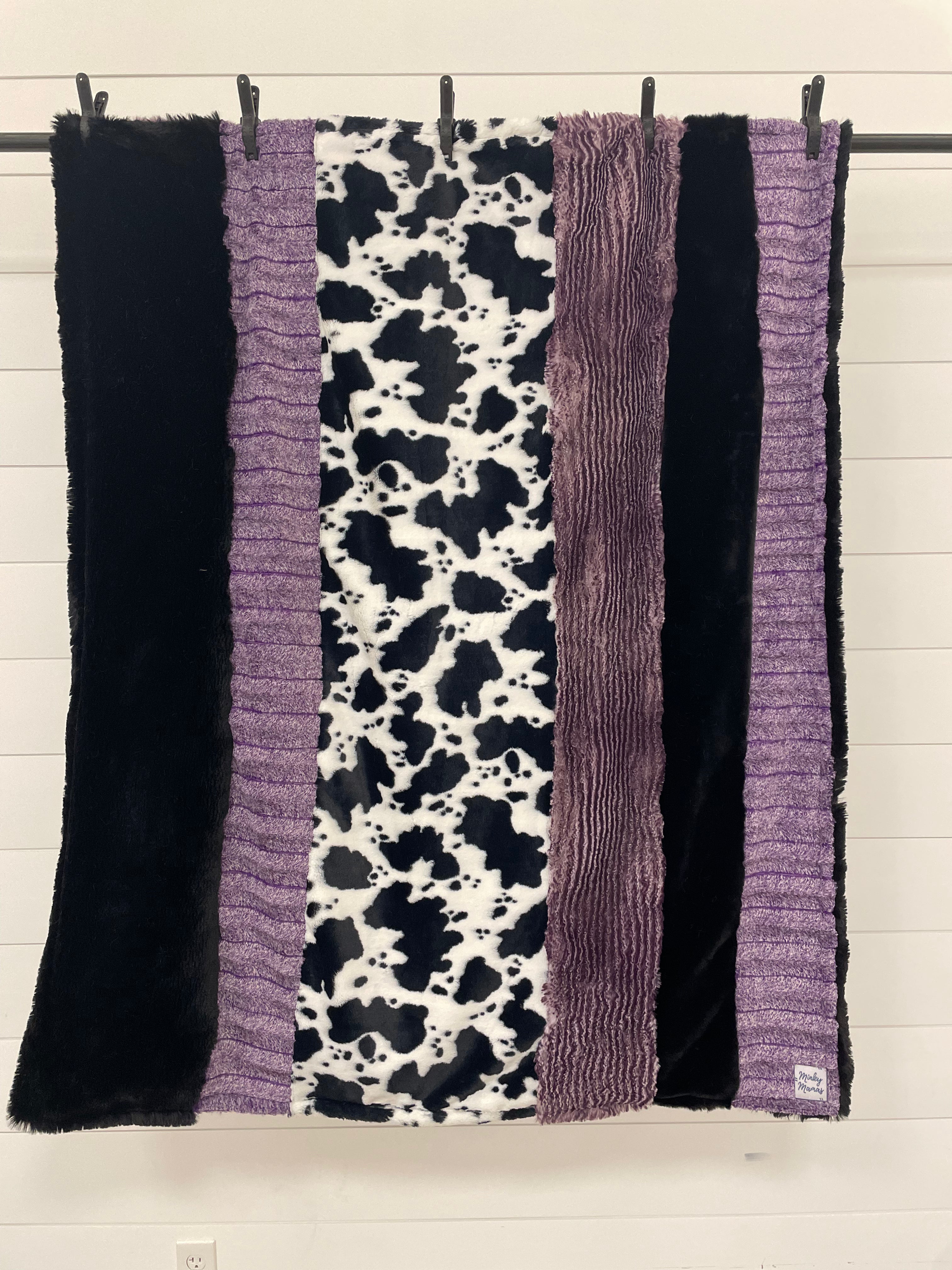 Purple, Black and Cow Ma Miller