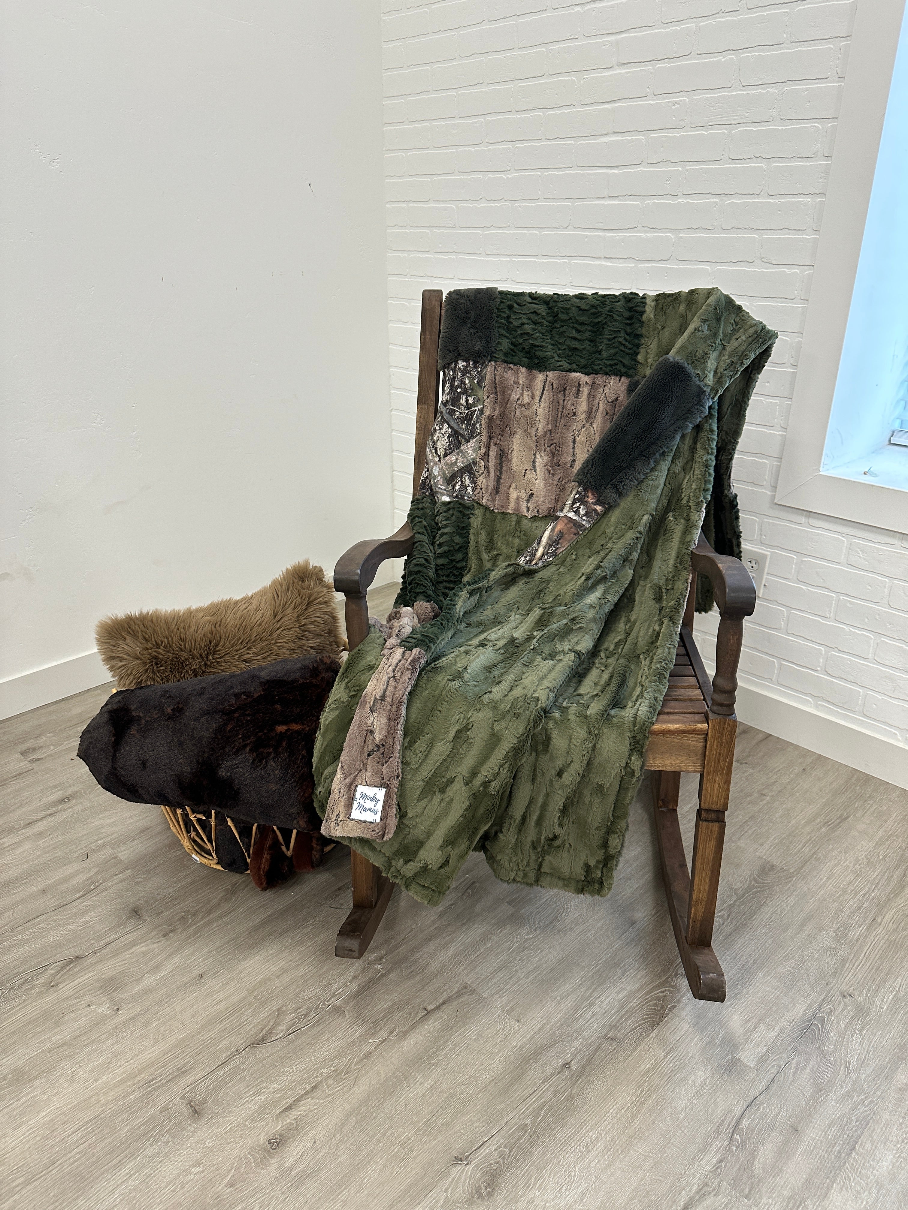 Real Tree Camo Patchwork Minky Mama