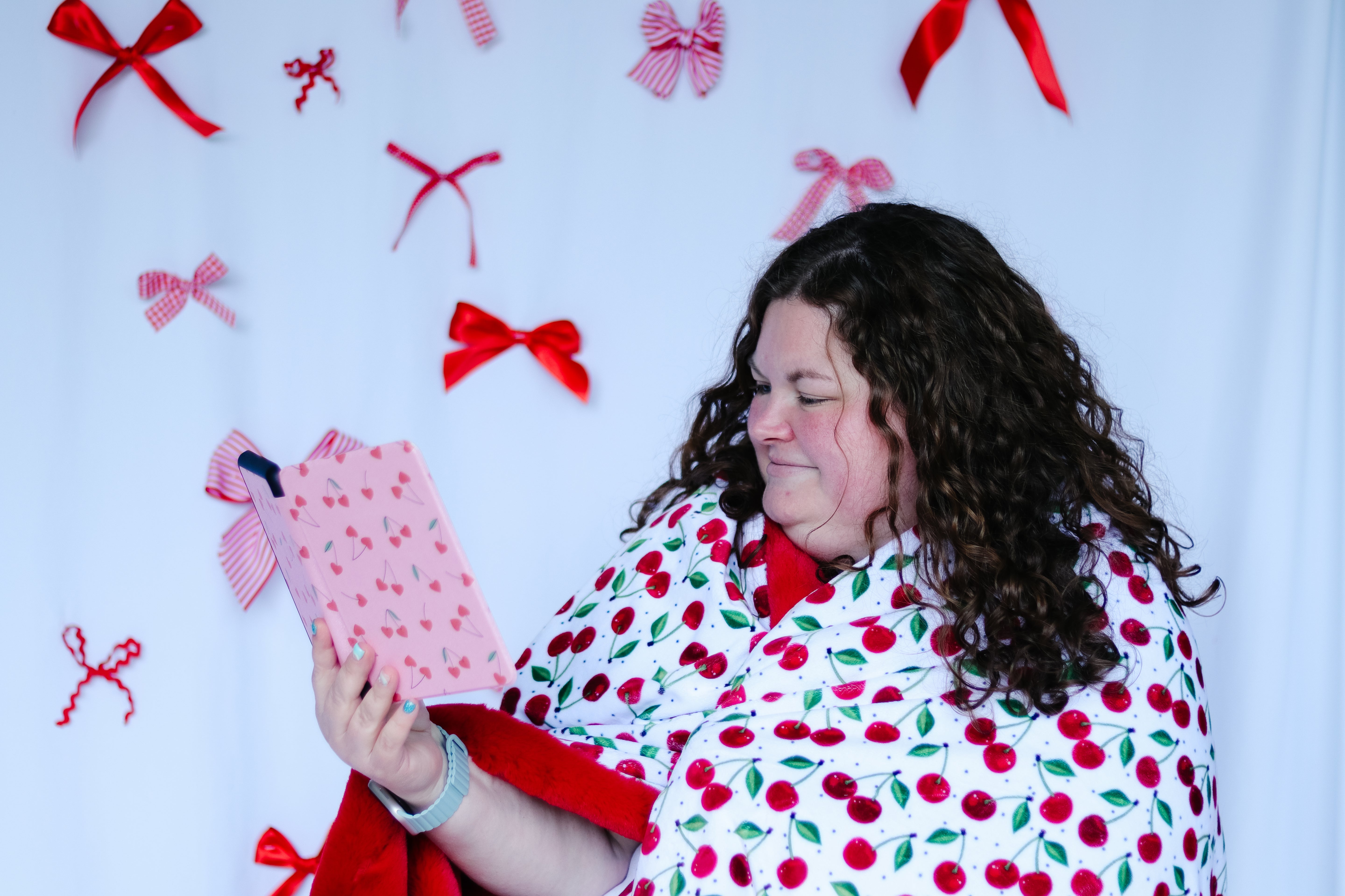 Cherry Simple Minky Blanket
