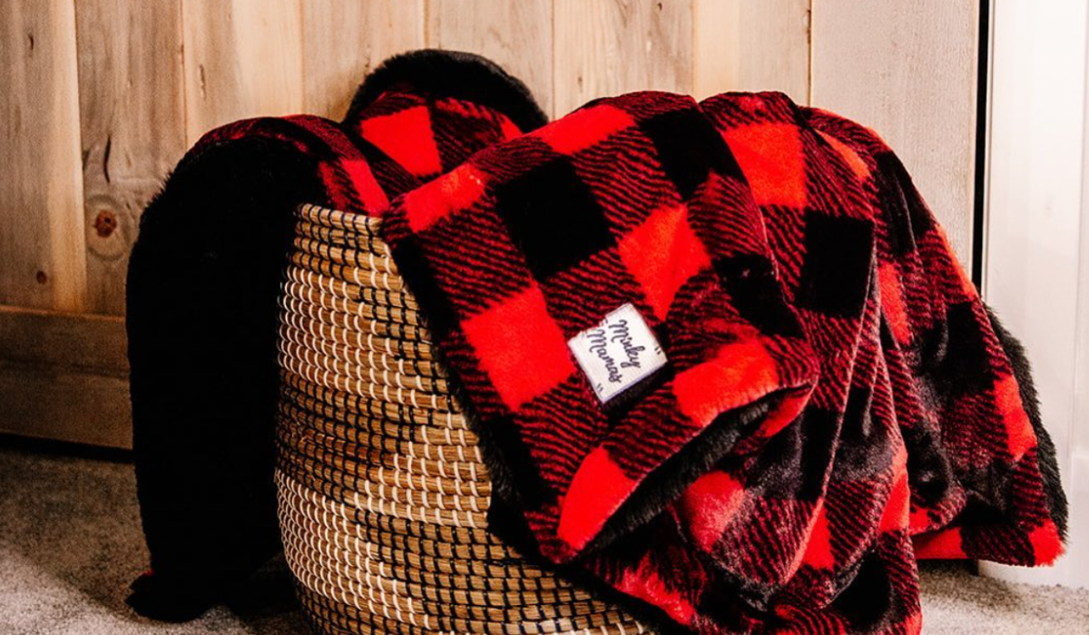 Get Comfortable in Style with Red Throw Blankets from Minky Mamas