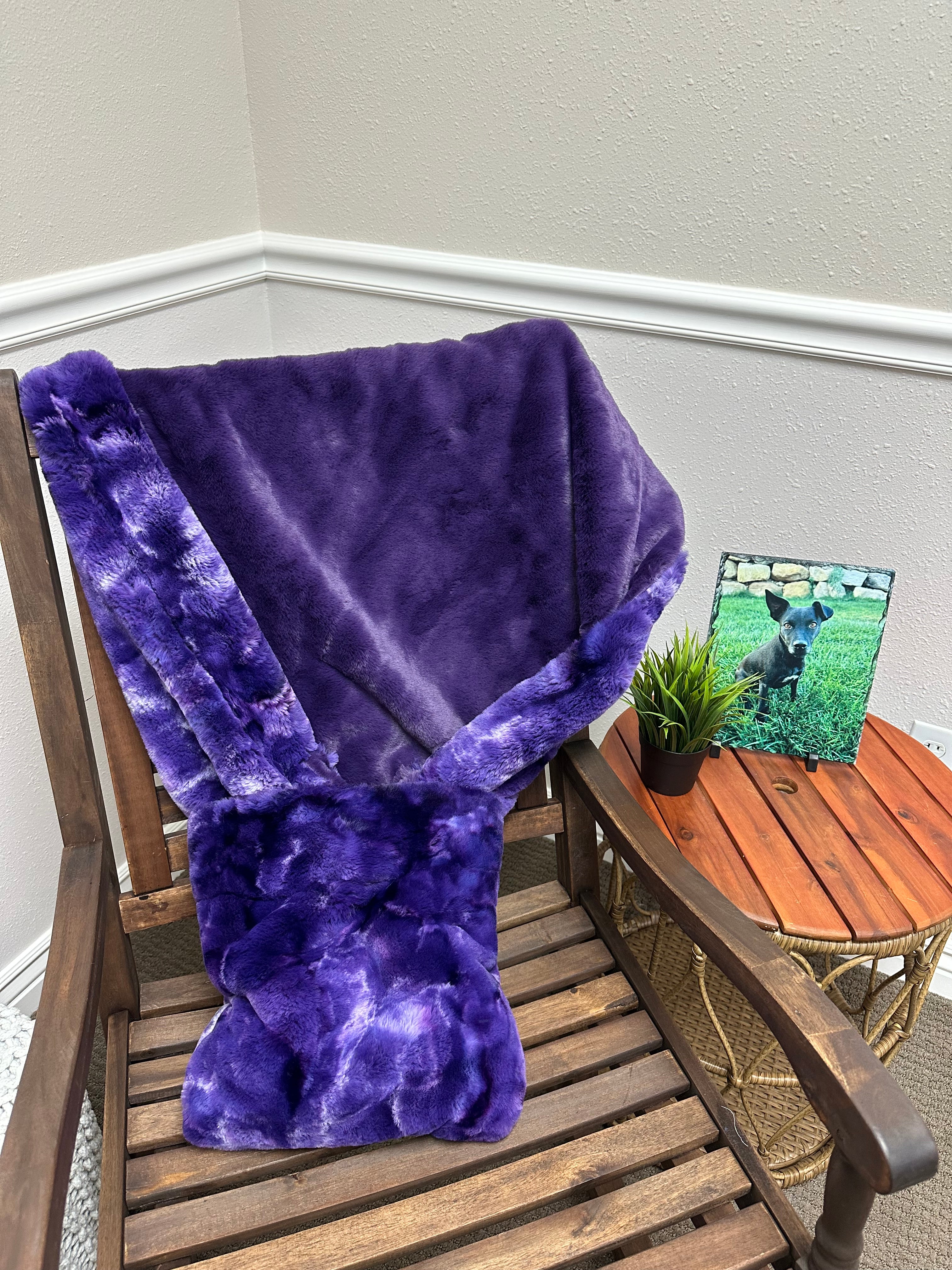 Grape Jam Travel Blanket
