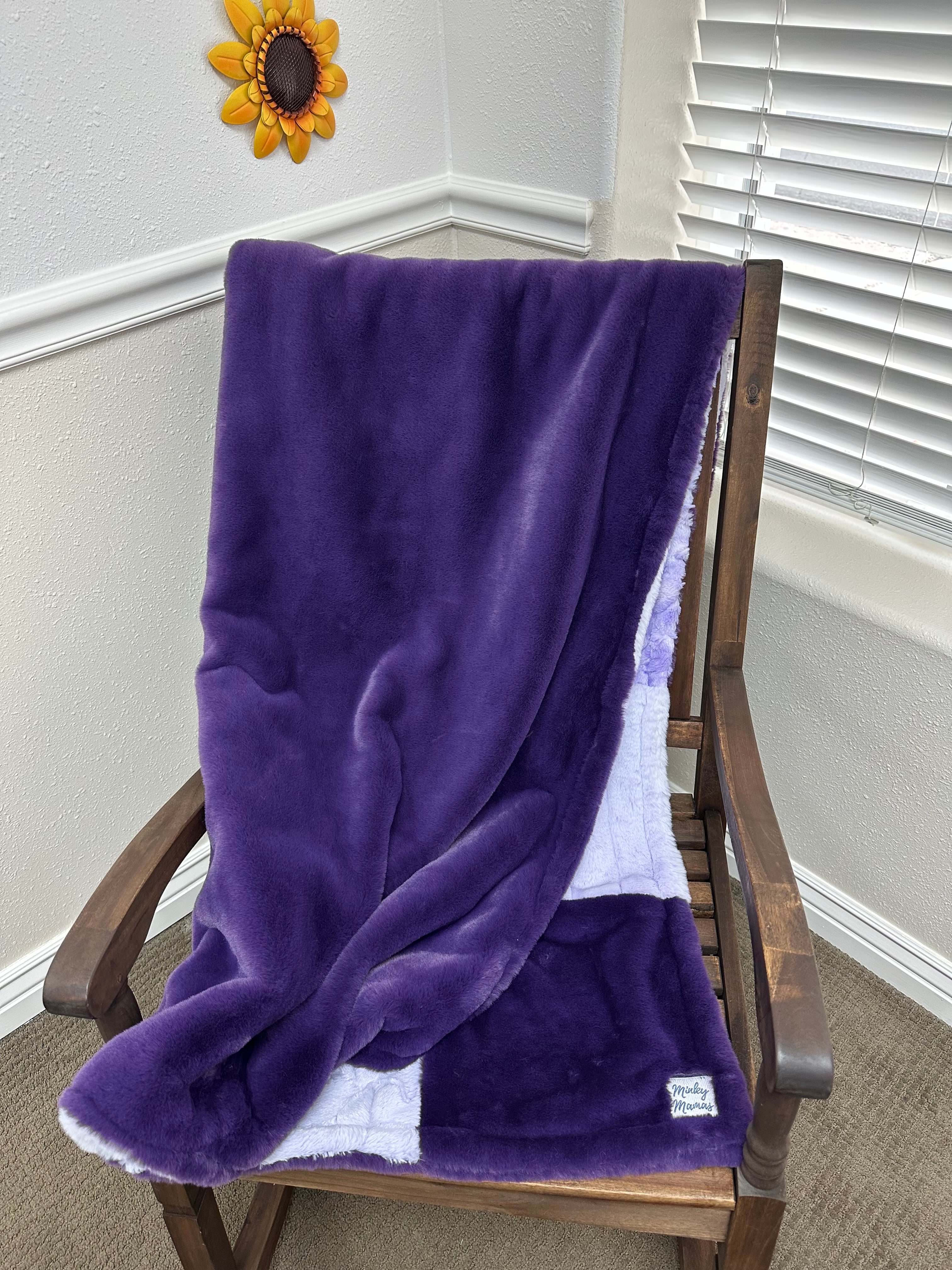 Purple tones Throw