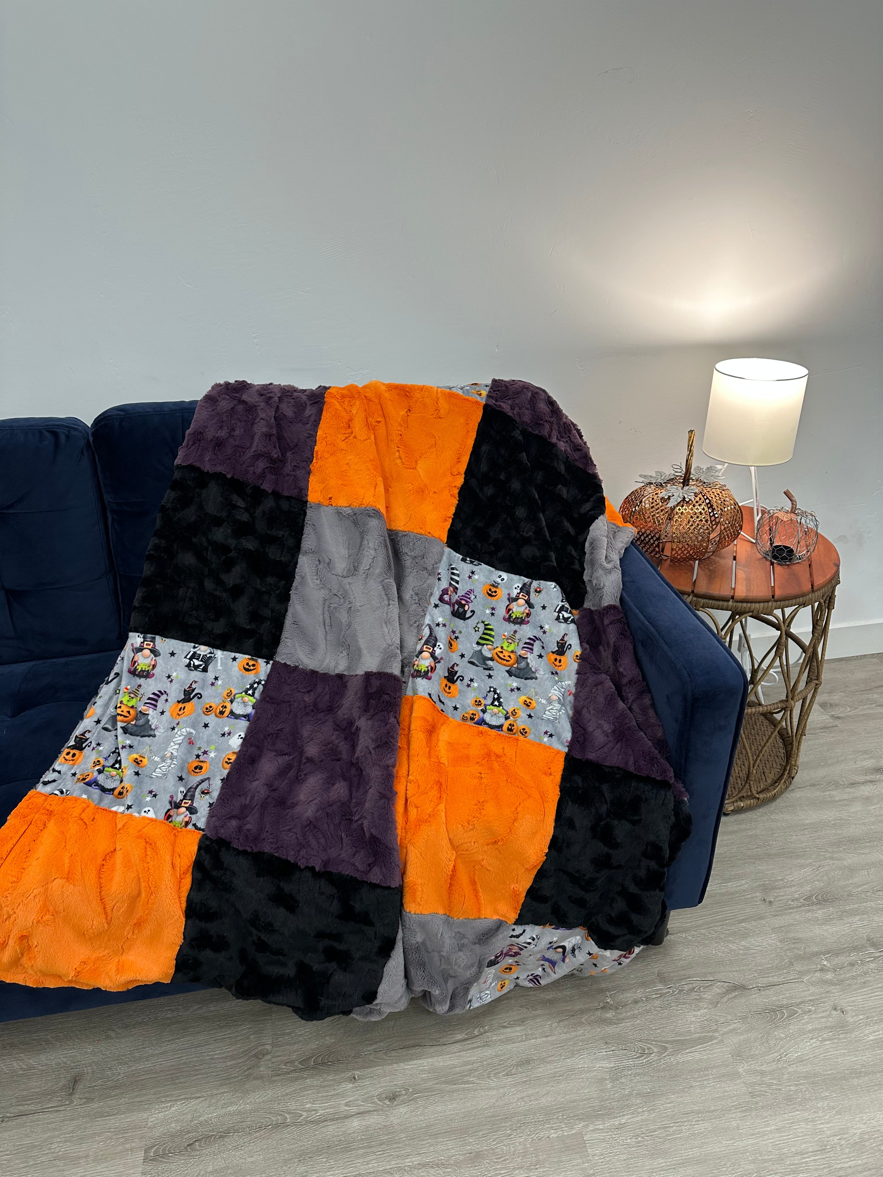 Halloween Gnome Throw