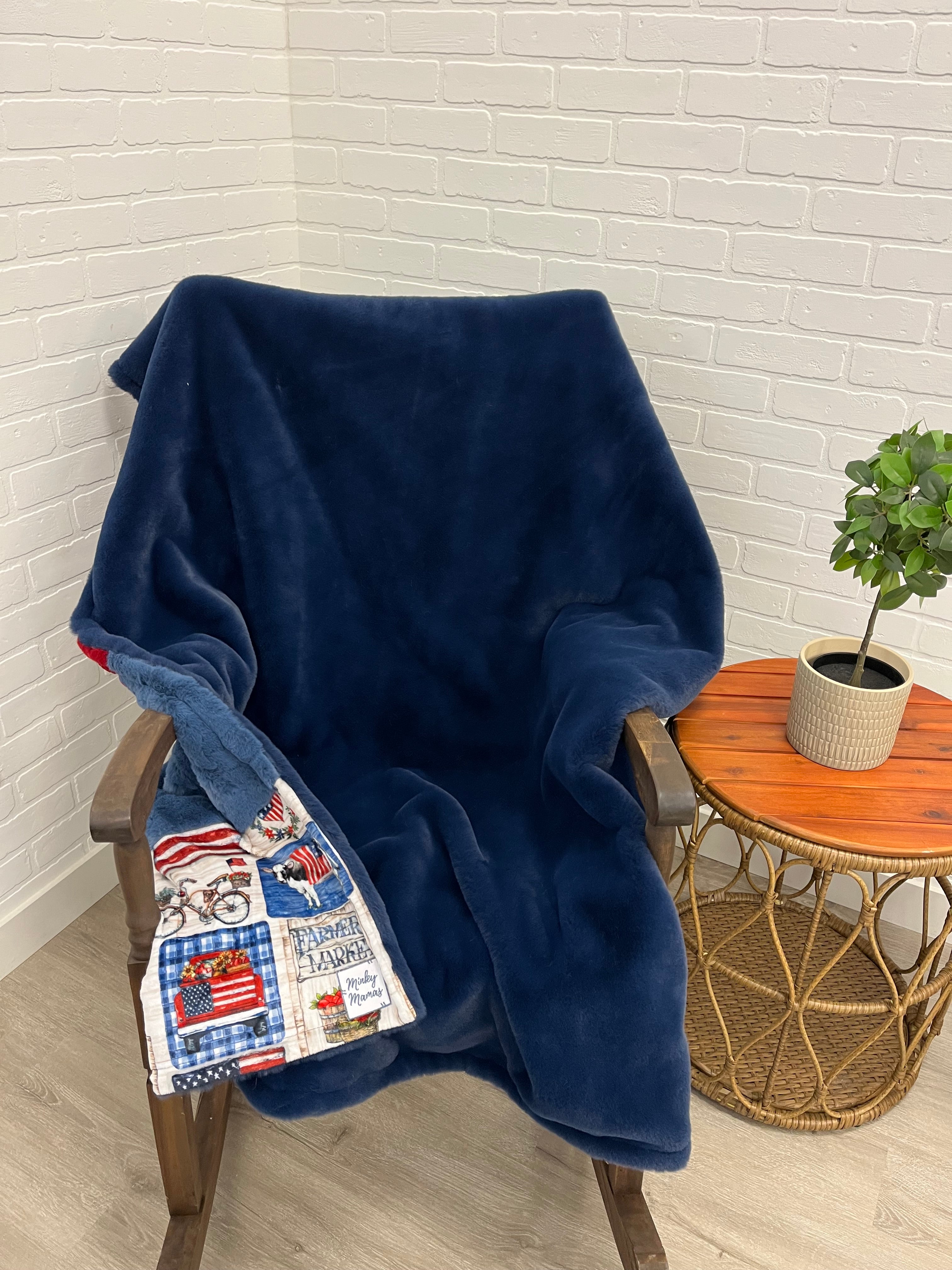 Patriotic Throw