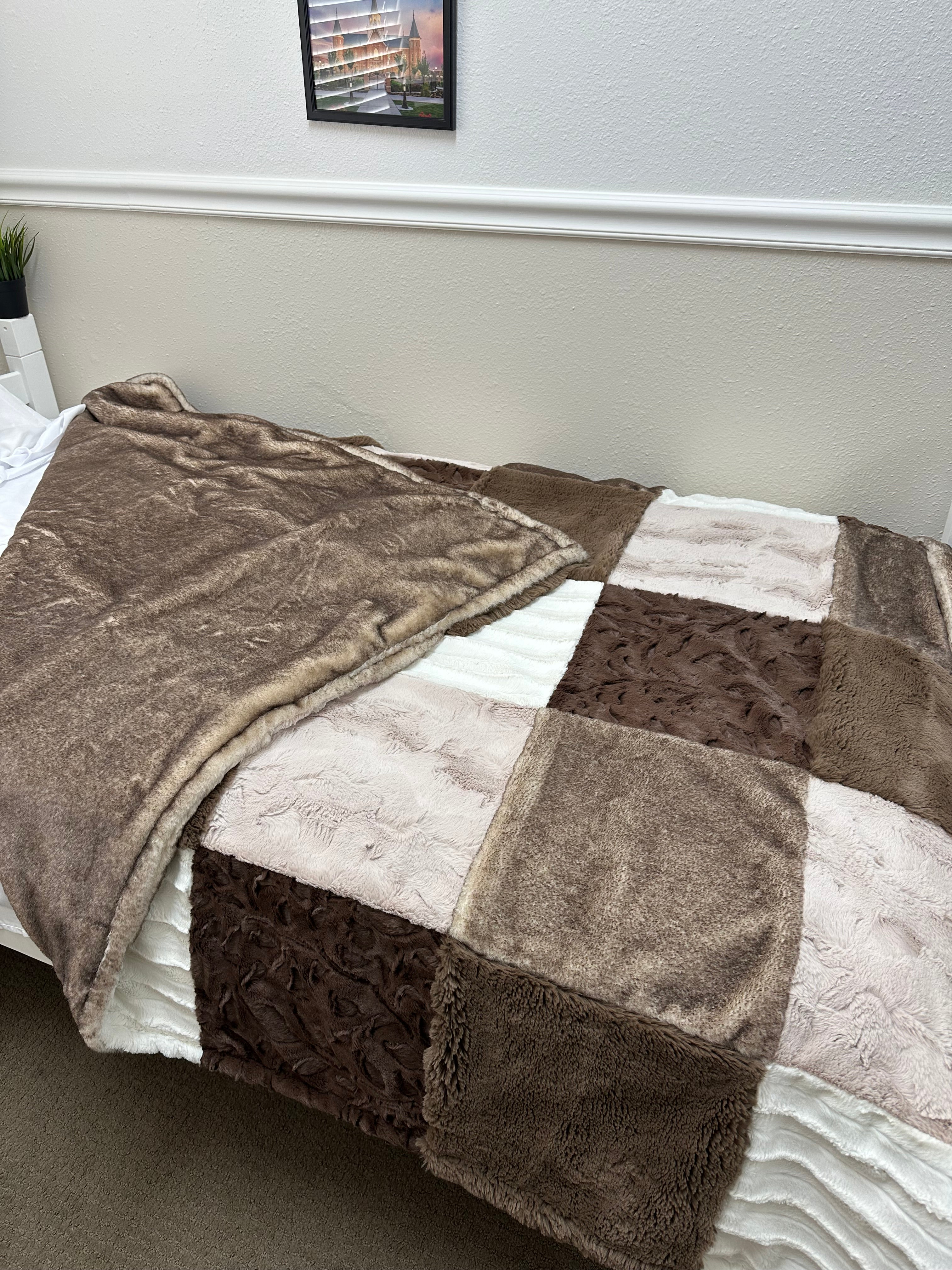 Browns and Tans Minky Mama