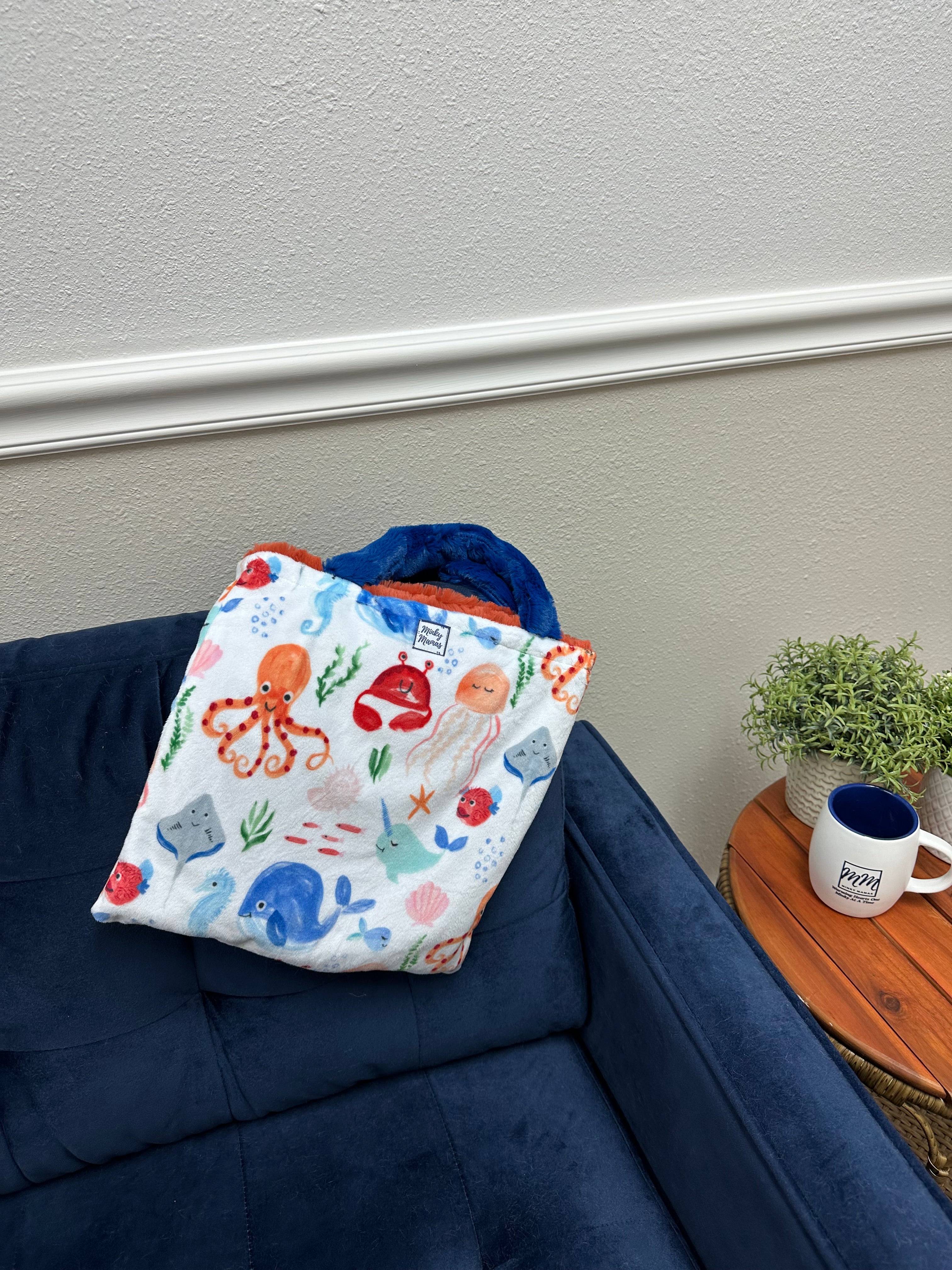 Ocean cuddle small bag