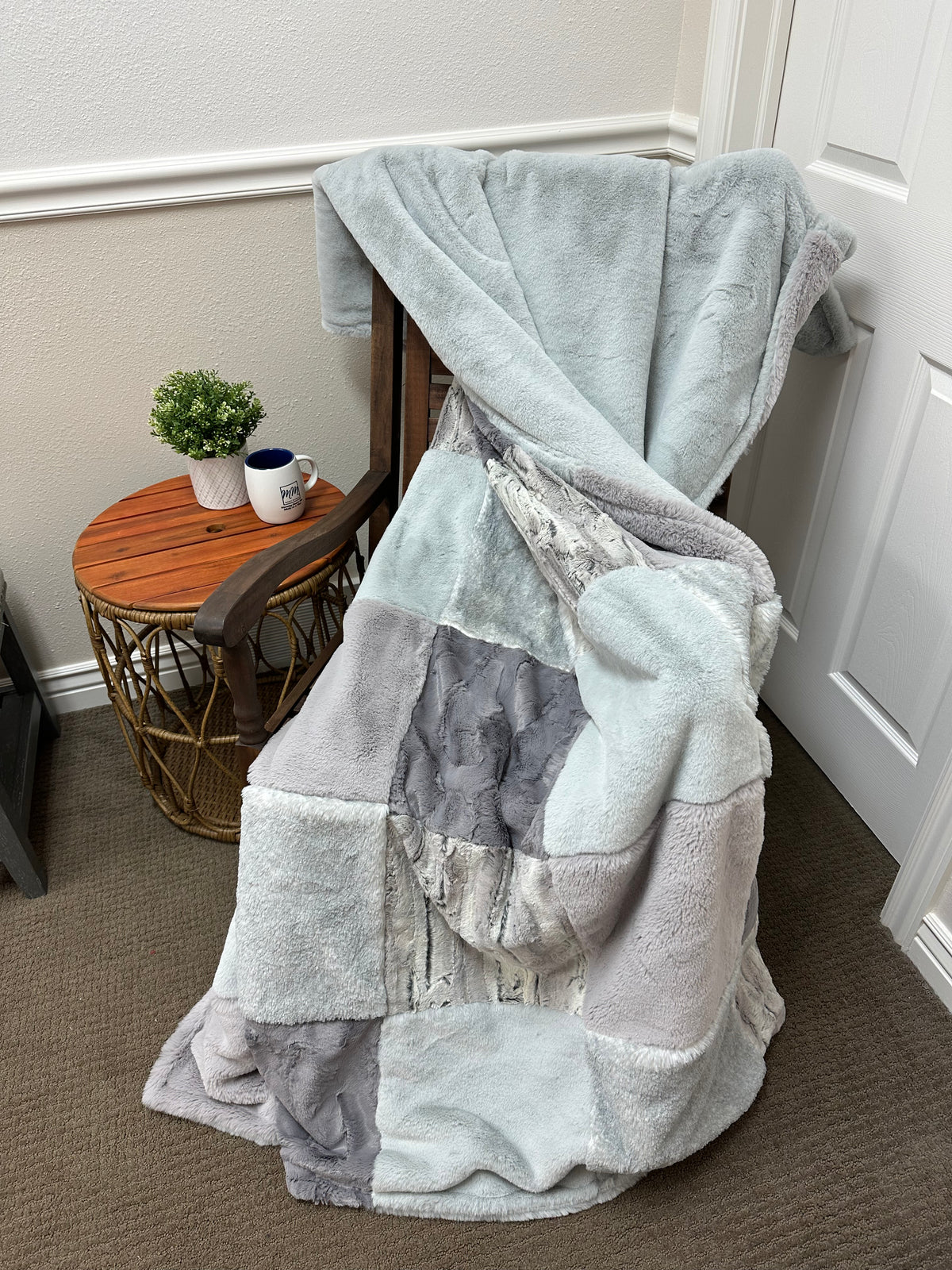 Grey Encore Minky Mama