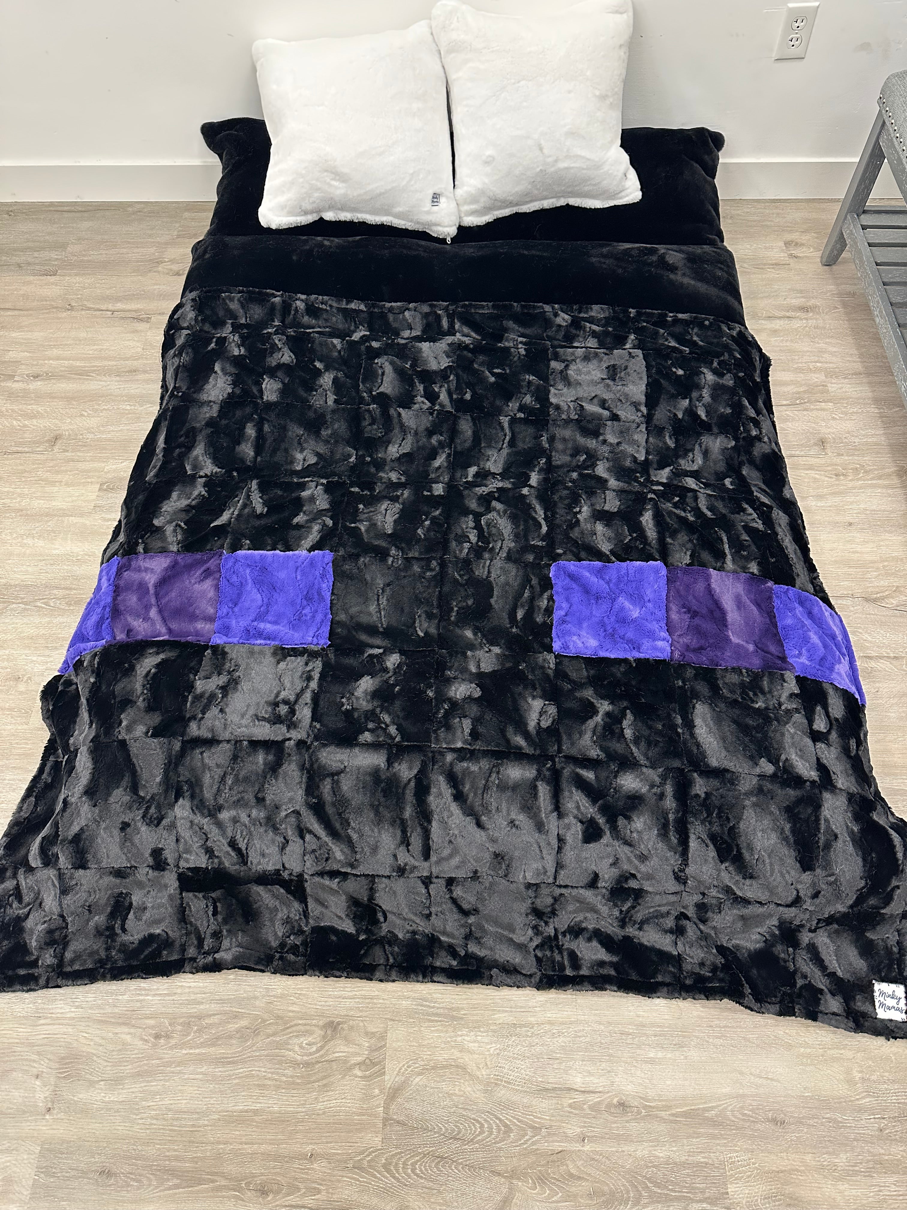 Enderman Minecraft Blanket!