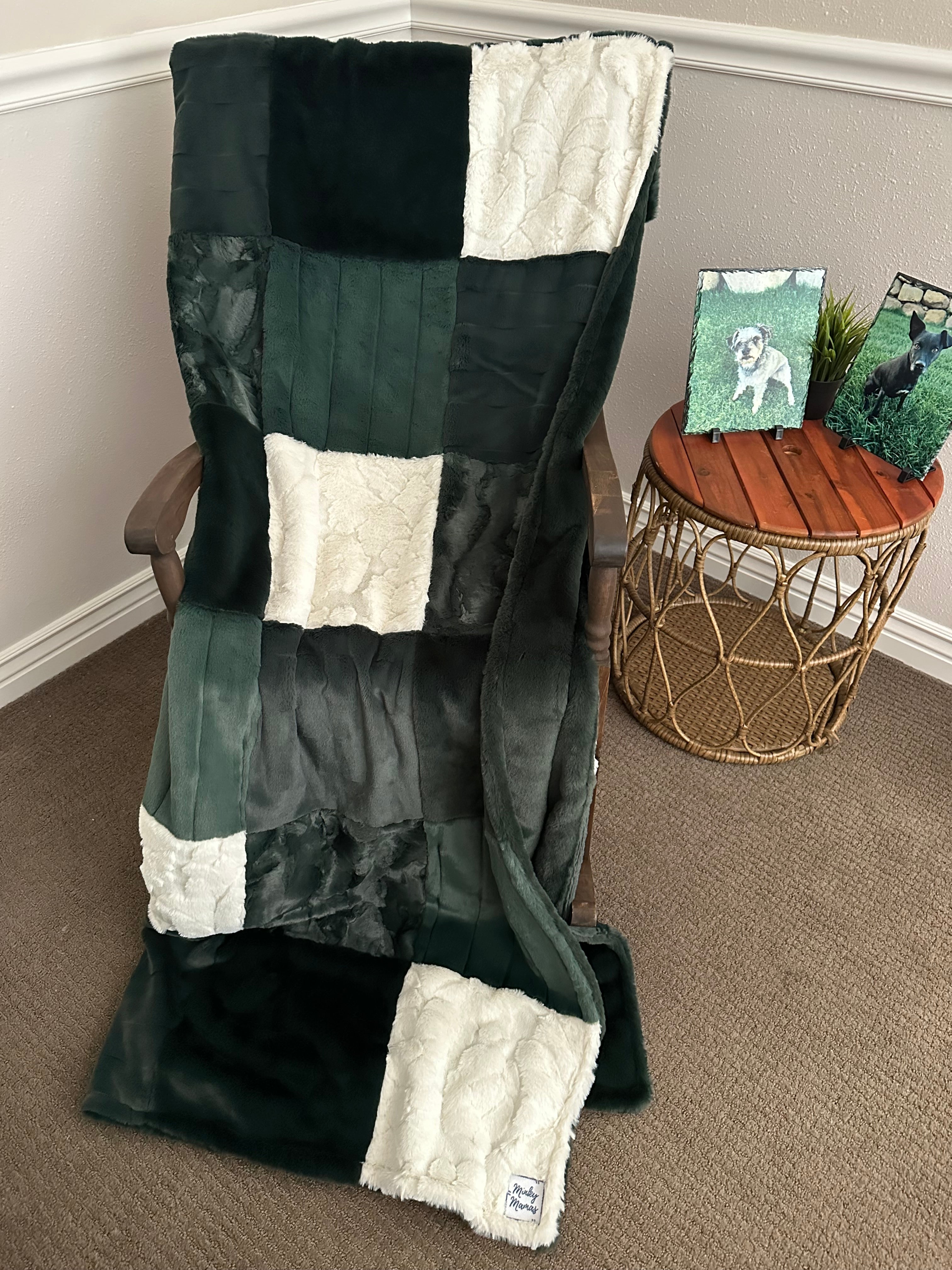 Forest Minky Mama