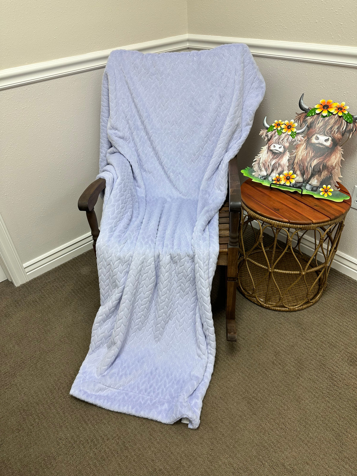 Lavender Avery Minky Mama