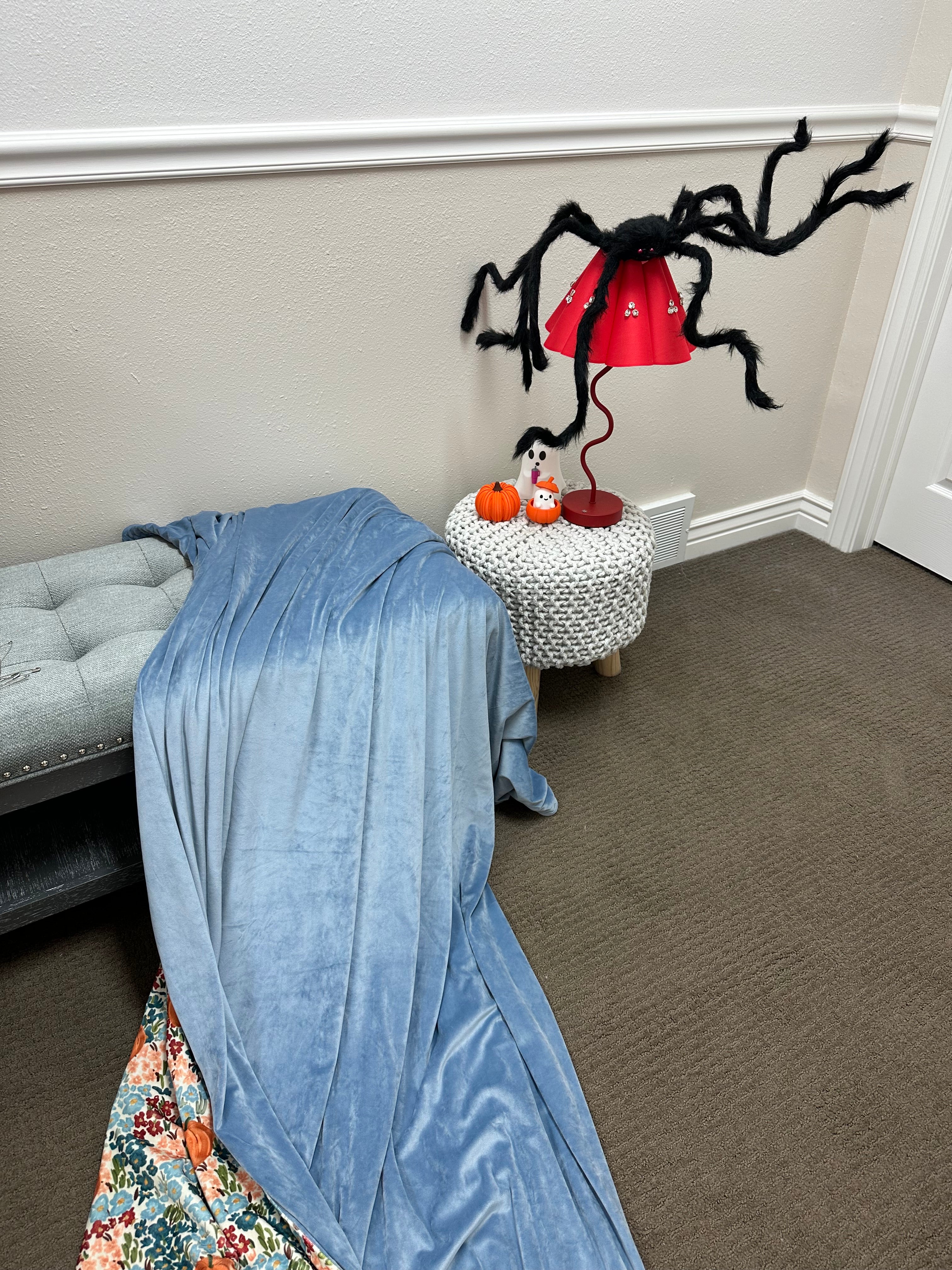 60”x72” Pumpkin Denim Marshmallow