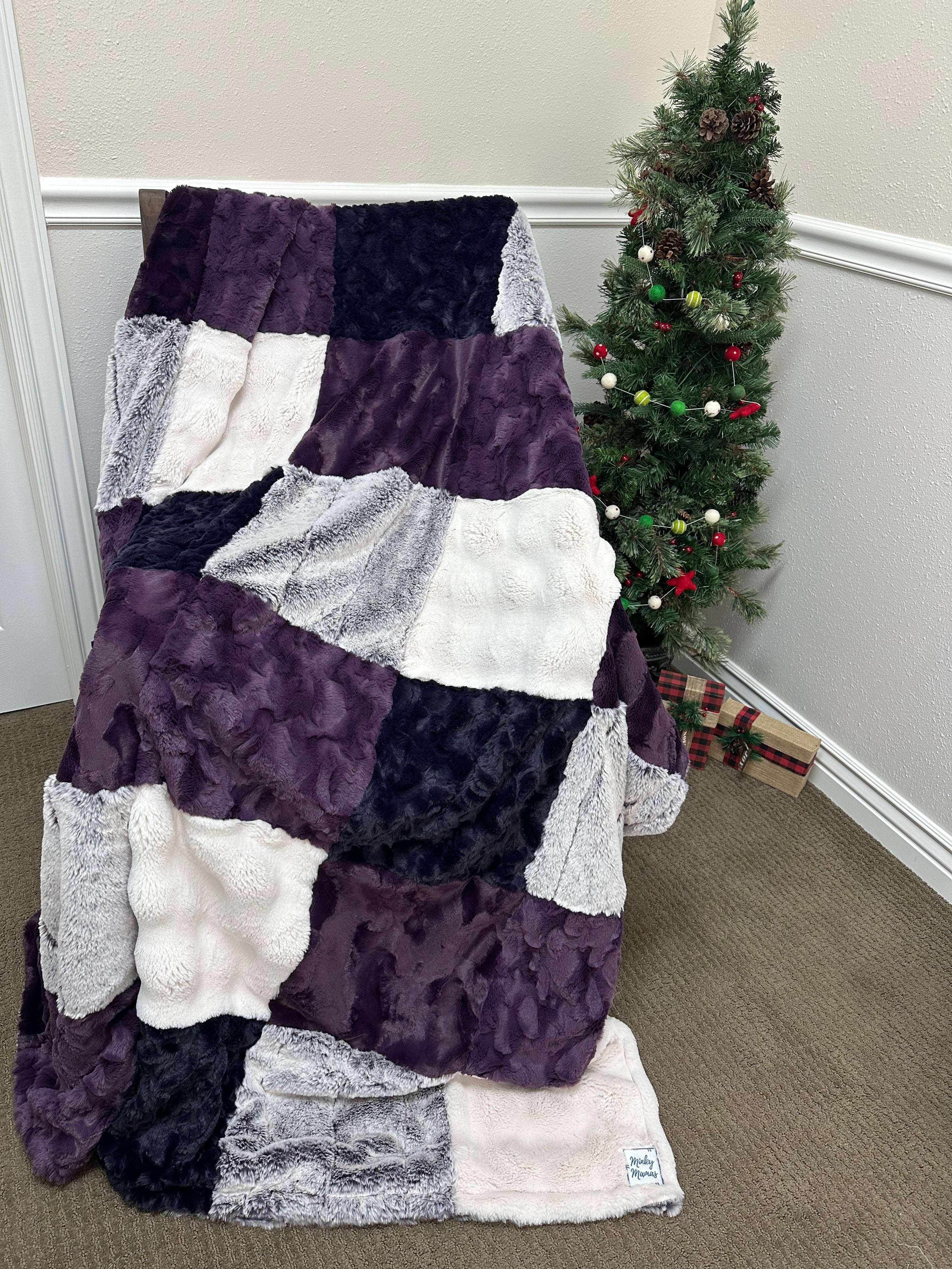 Purple Hush Minky Mama
