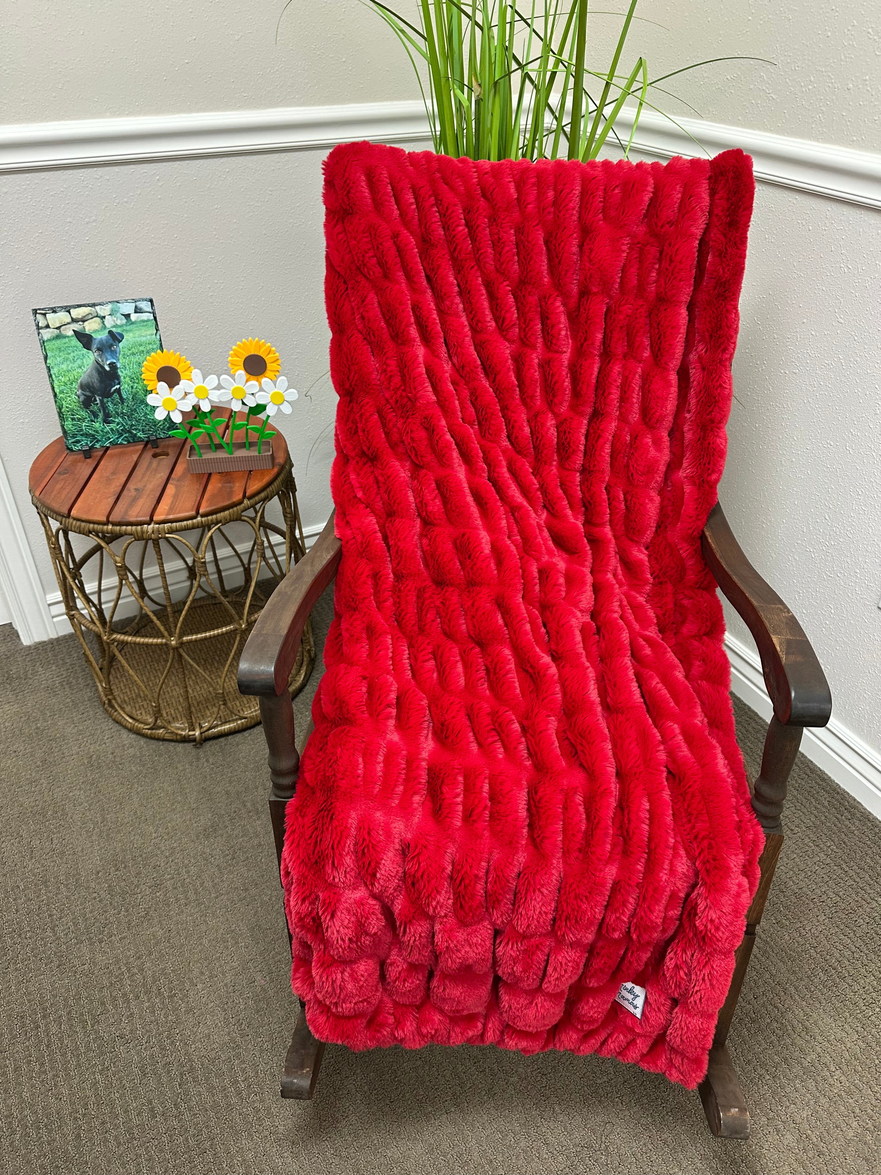 Red Milan Throw