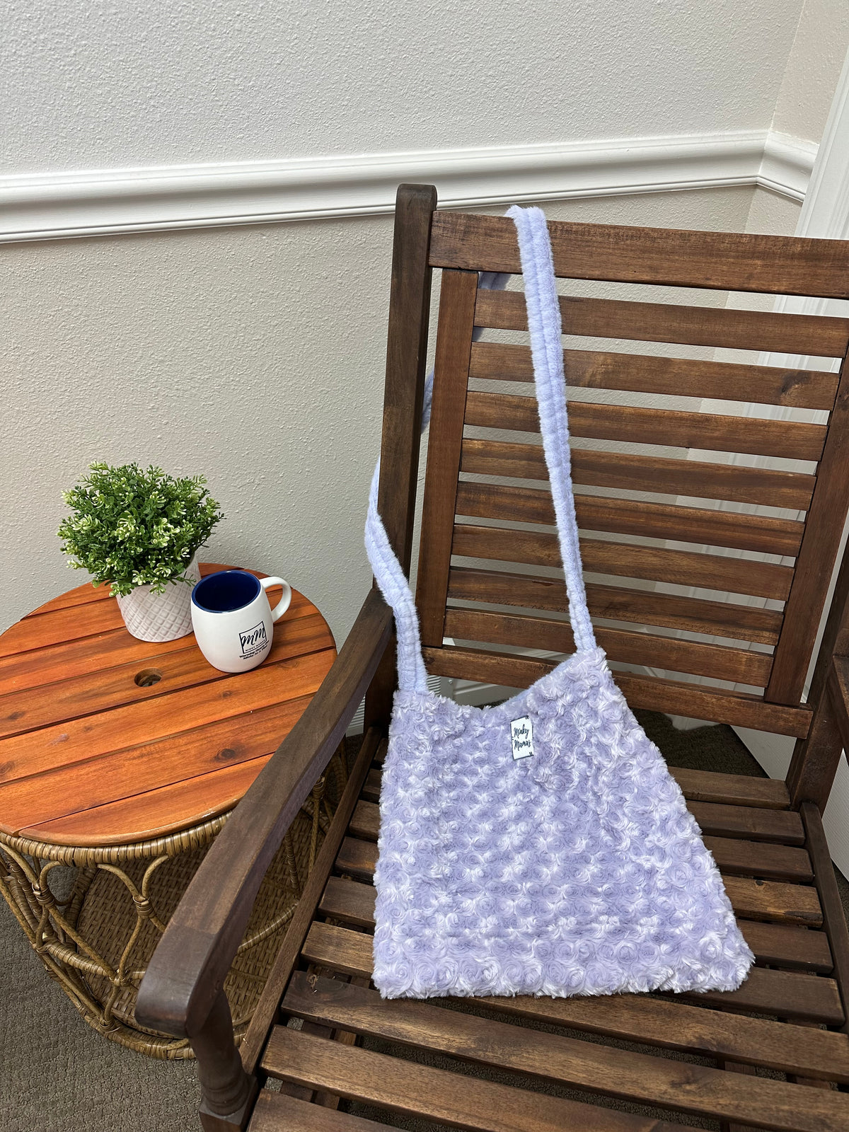 Lavender Messenger Bag