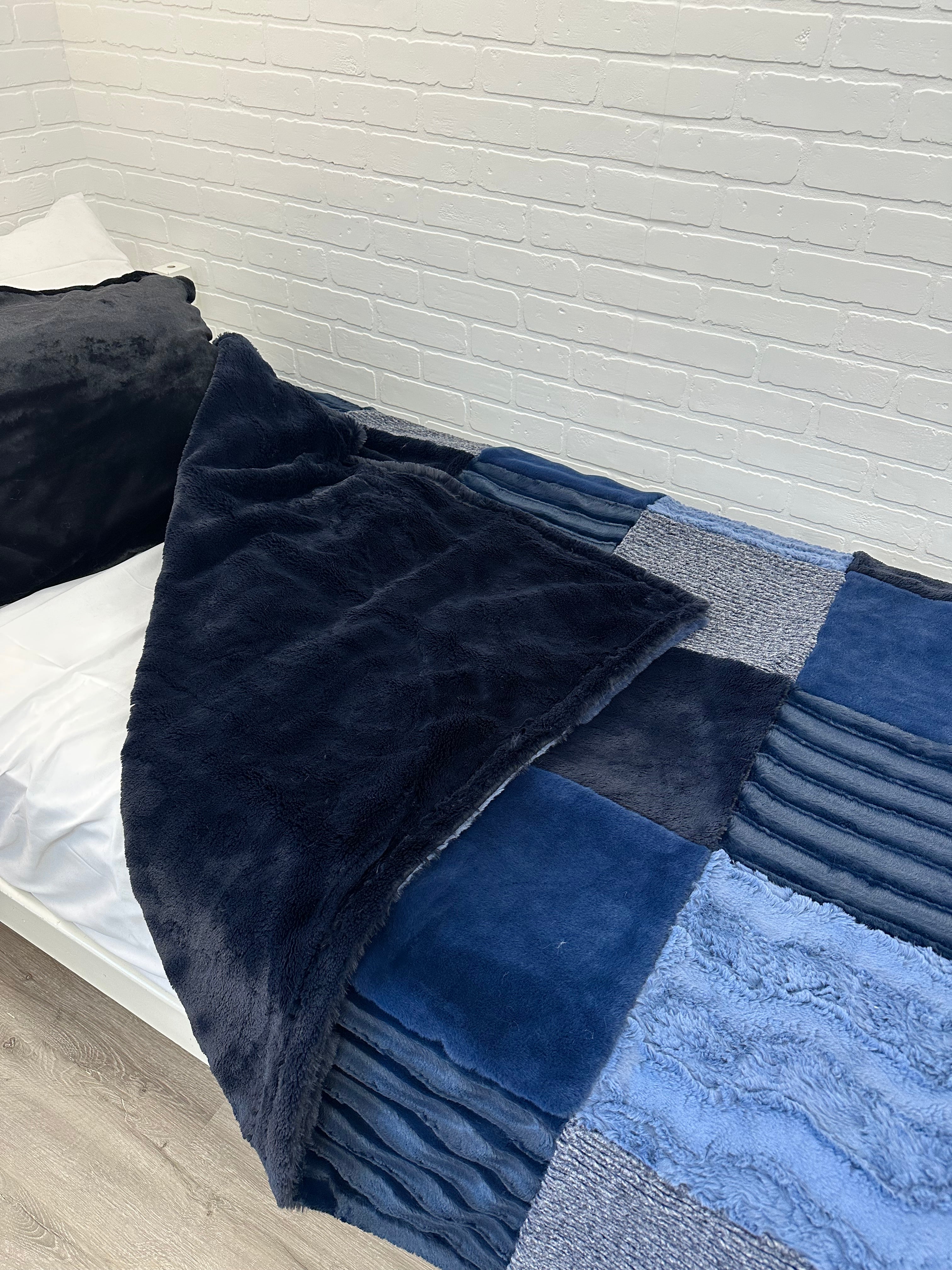Navy blue Minky Mama