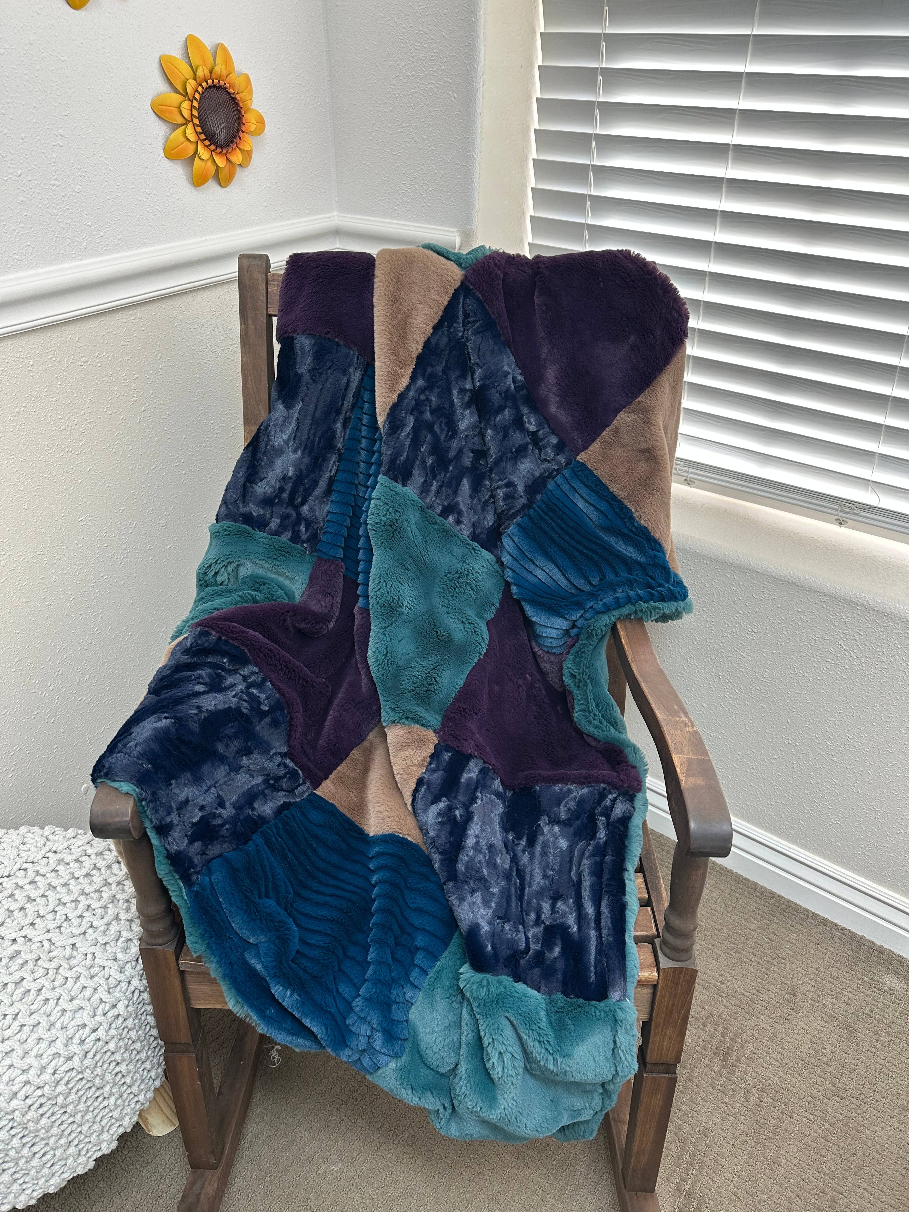 Spruce PowderPuff Throw