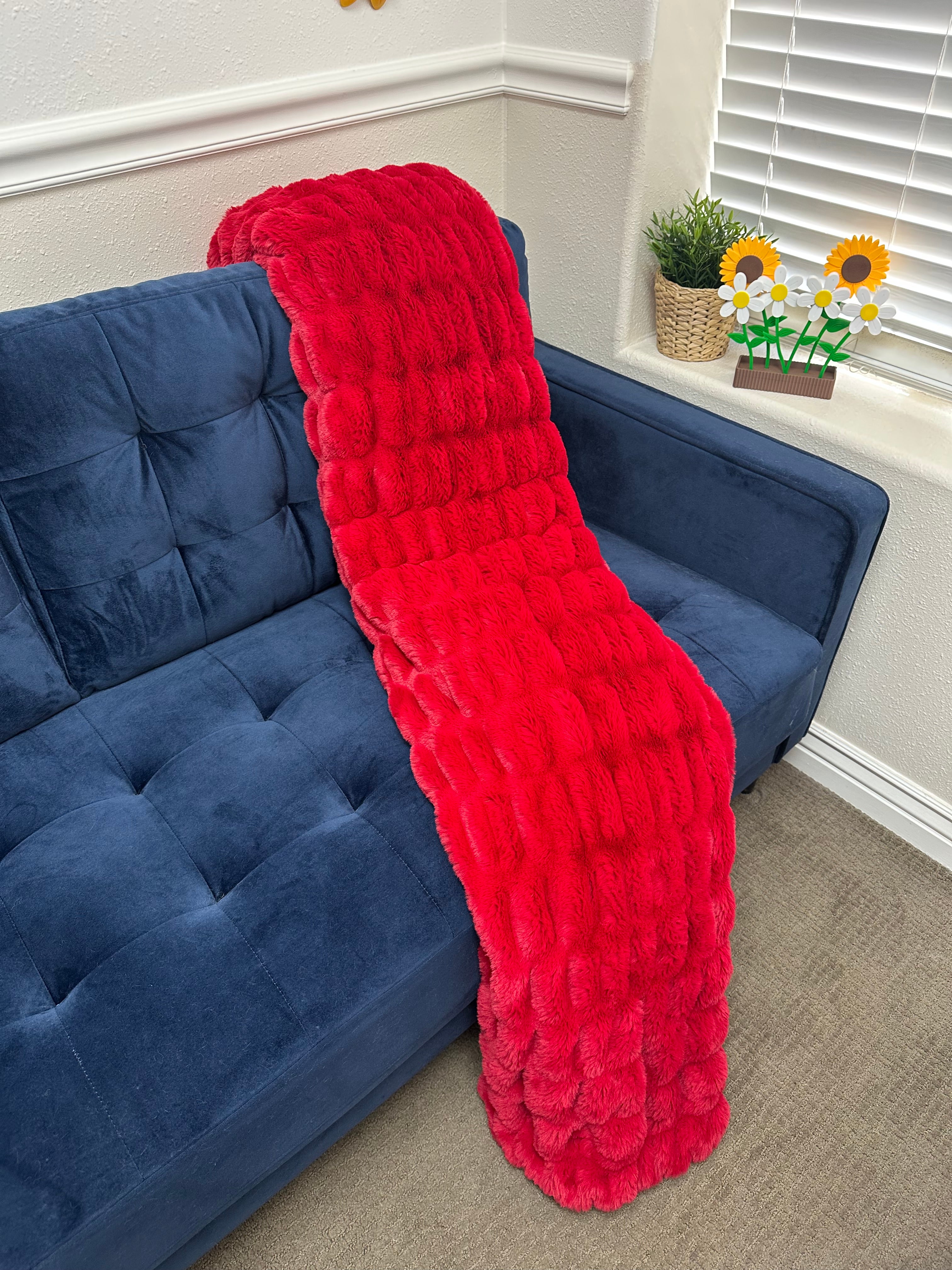 Red Milan Throw