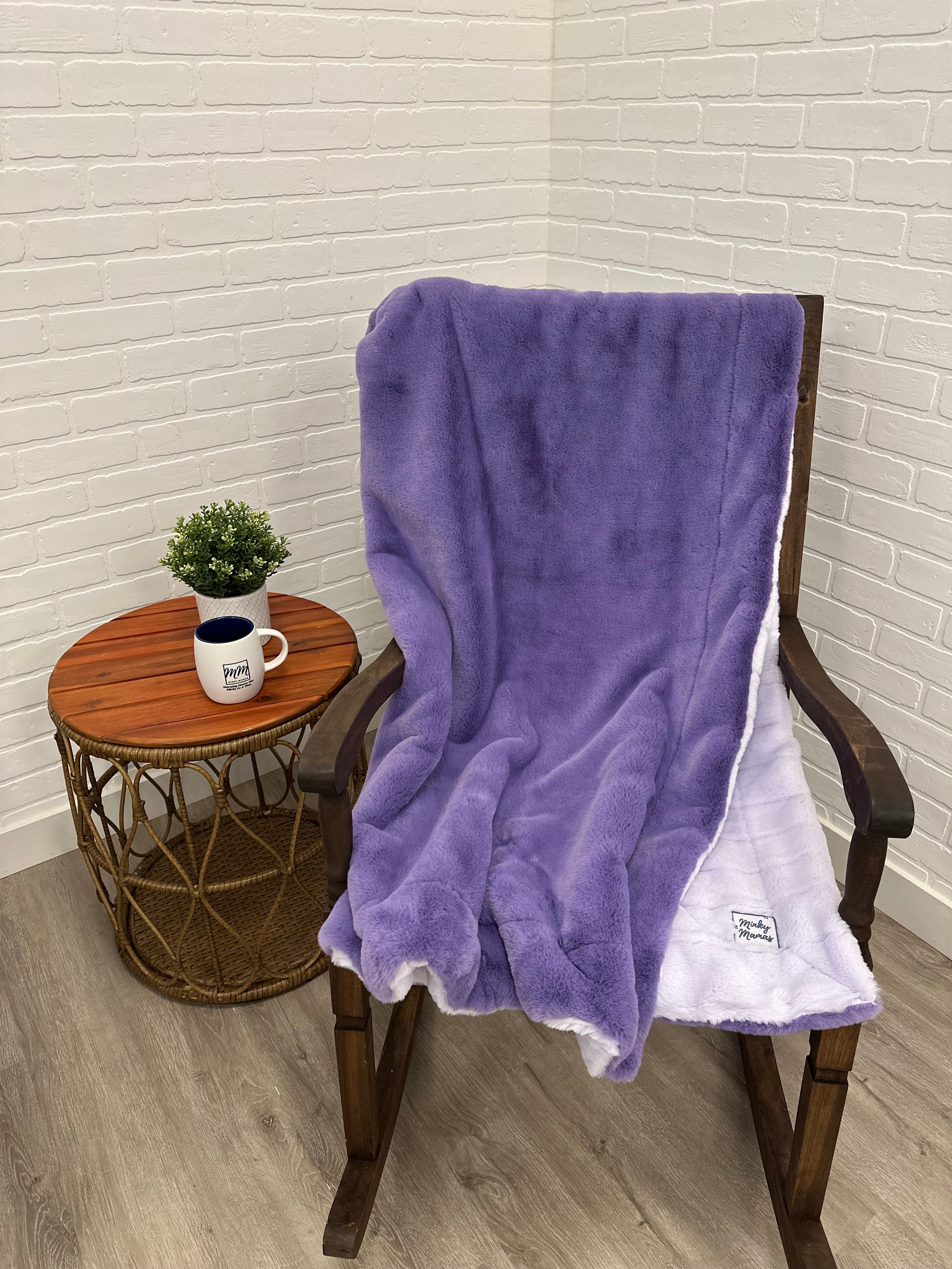 Simple Purple Throw