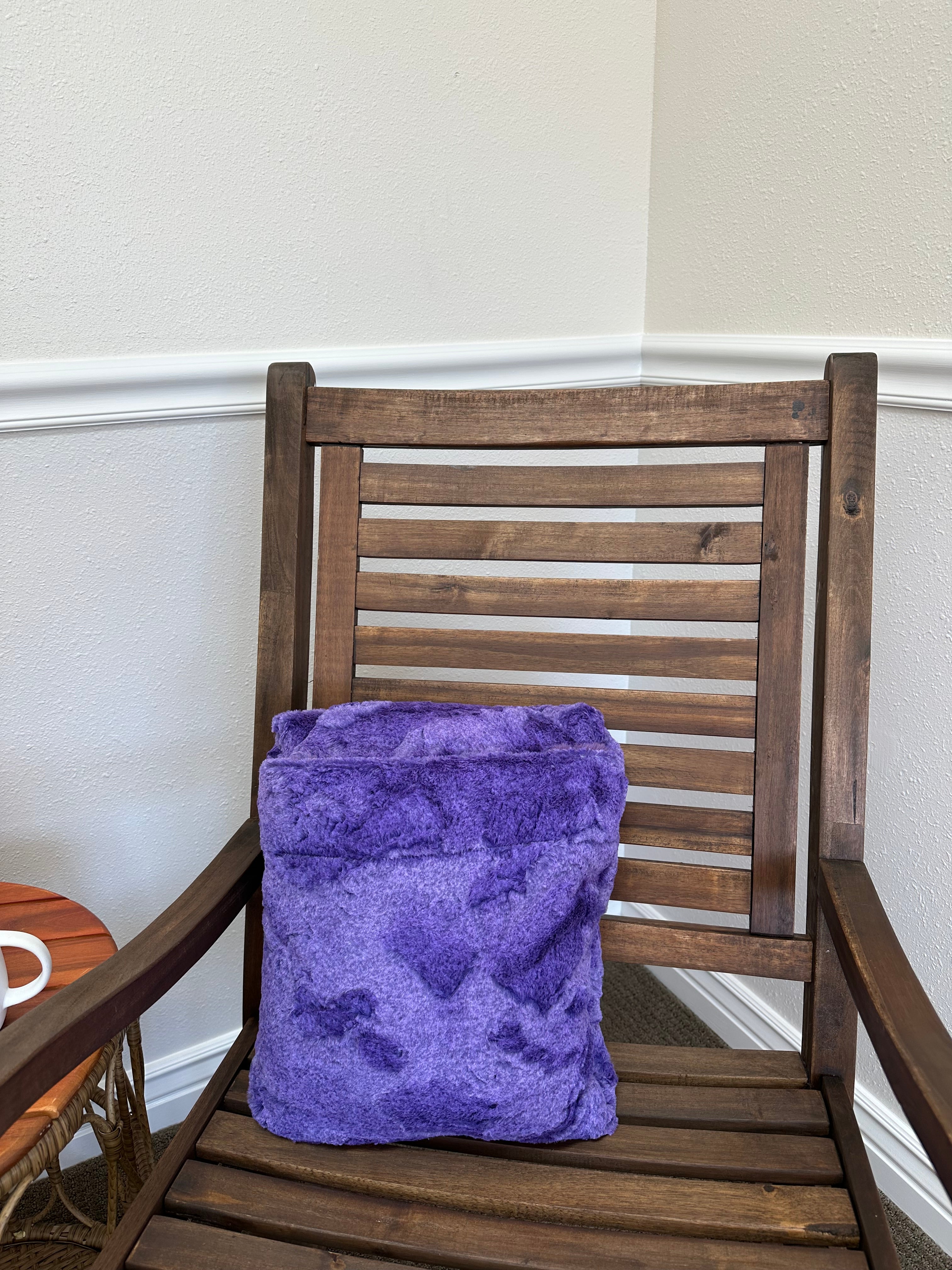 Purple Travel Blanket
