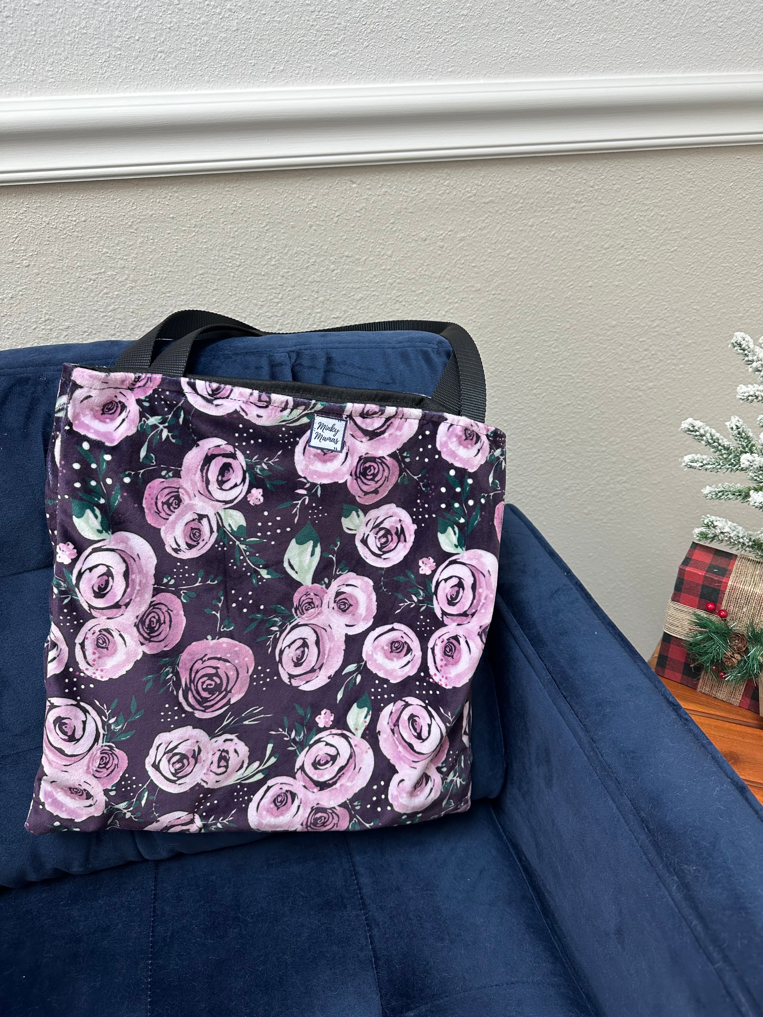 Purple floral Handbag