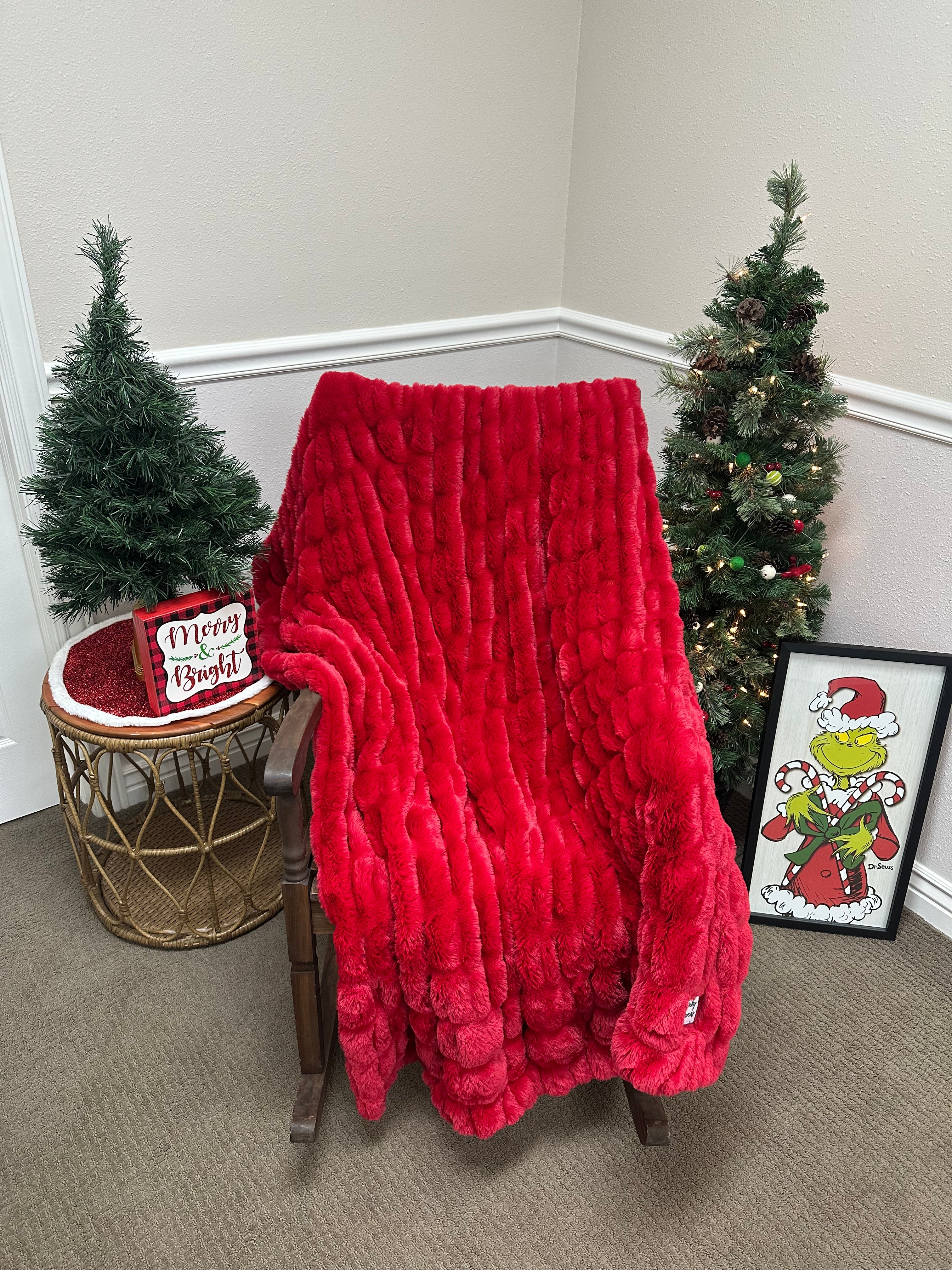 Red Milan Throw