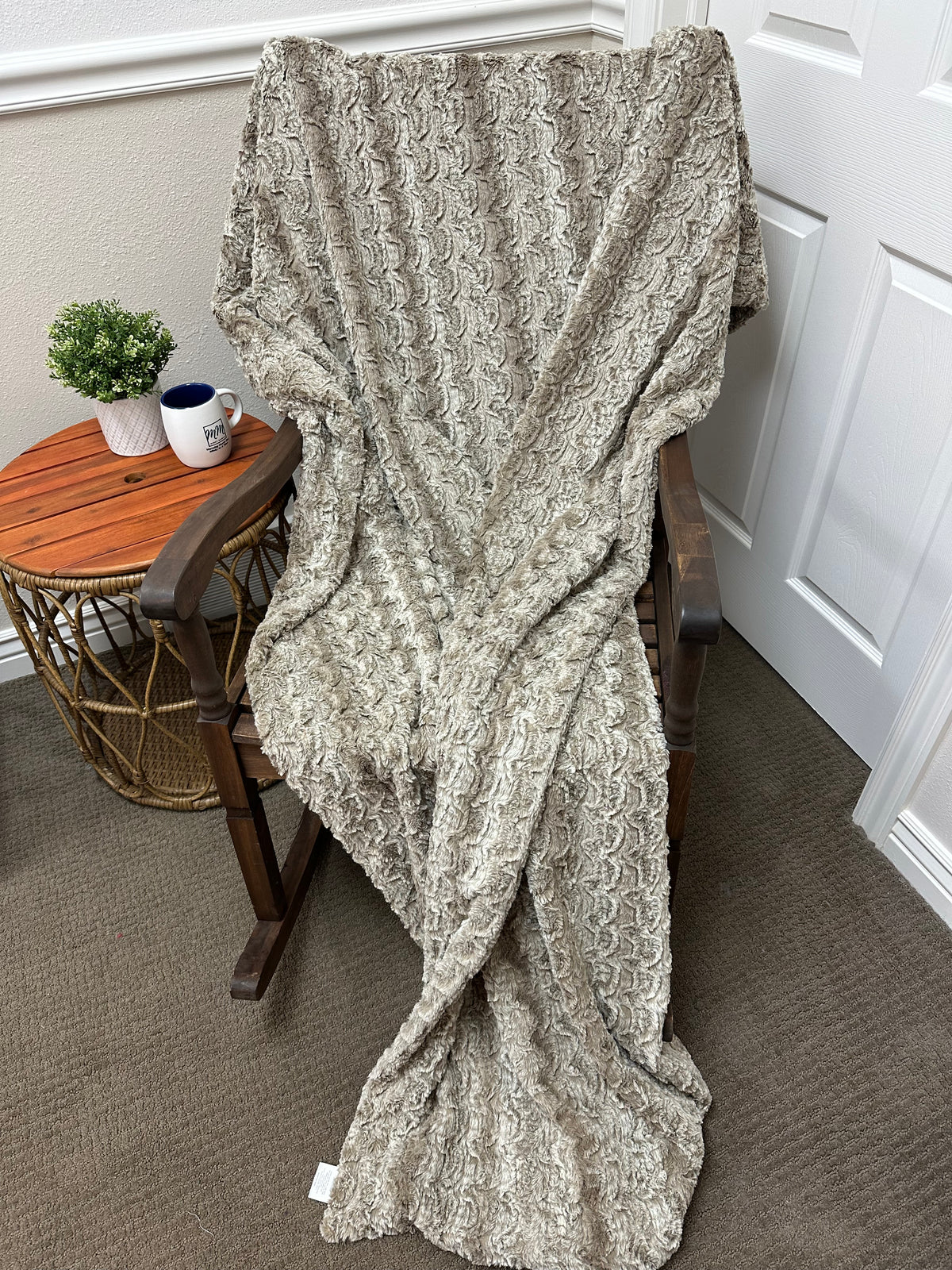 Simply Taupe Paloma Minky Mama