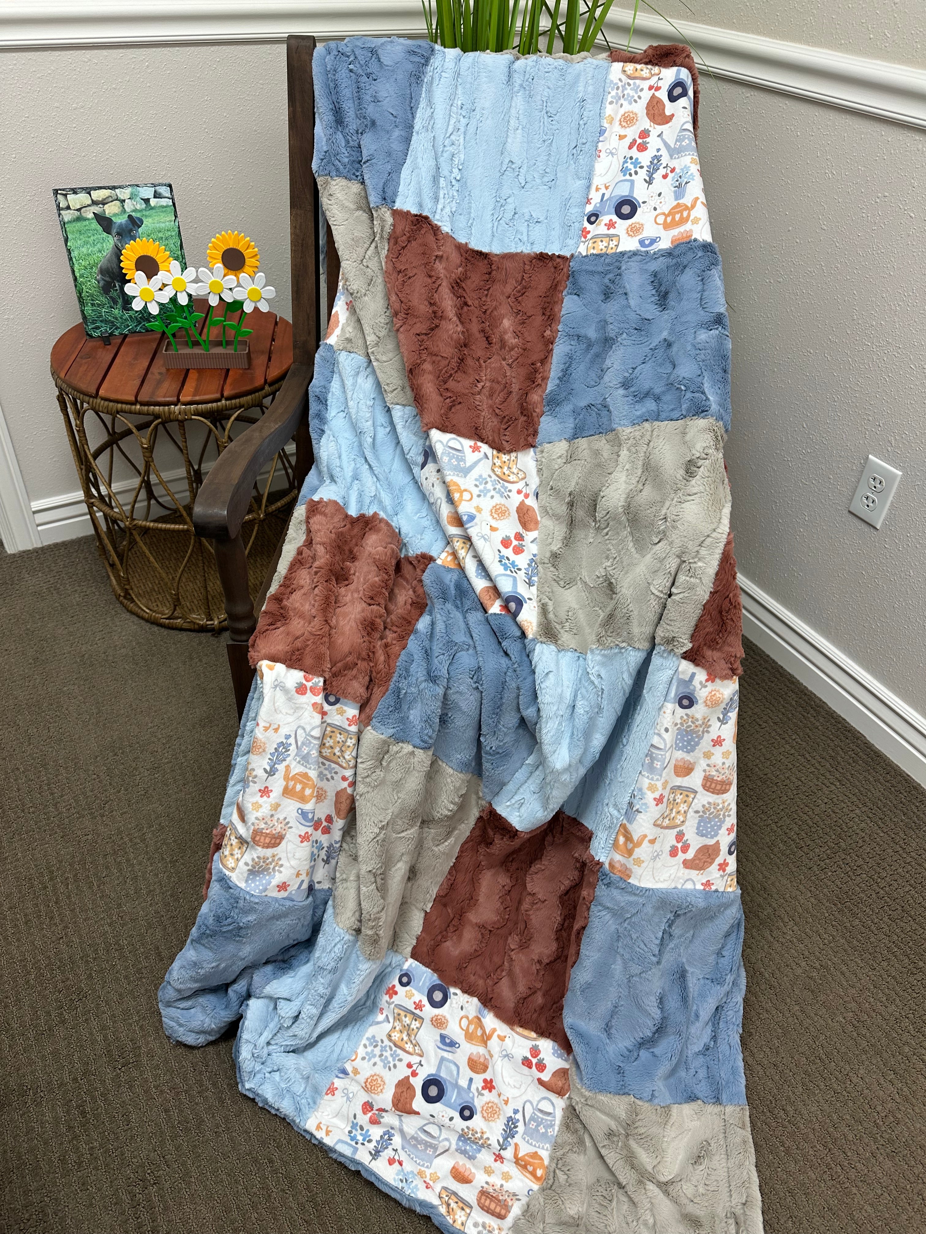 Spring Chicken Minky Mama