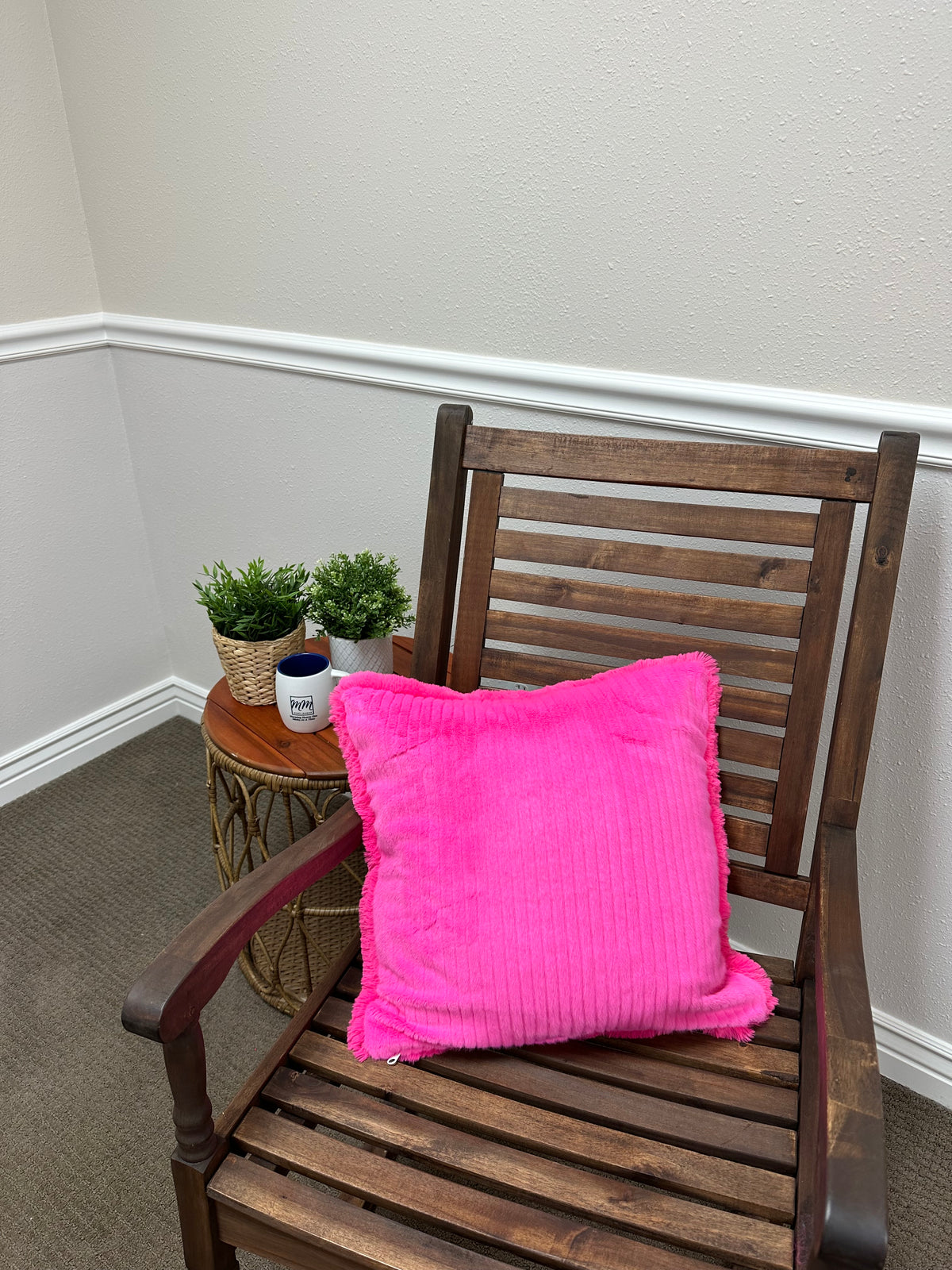 Think Pink Throw Pillow