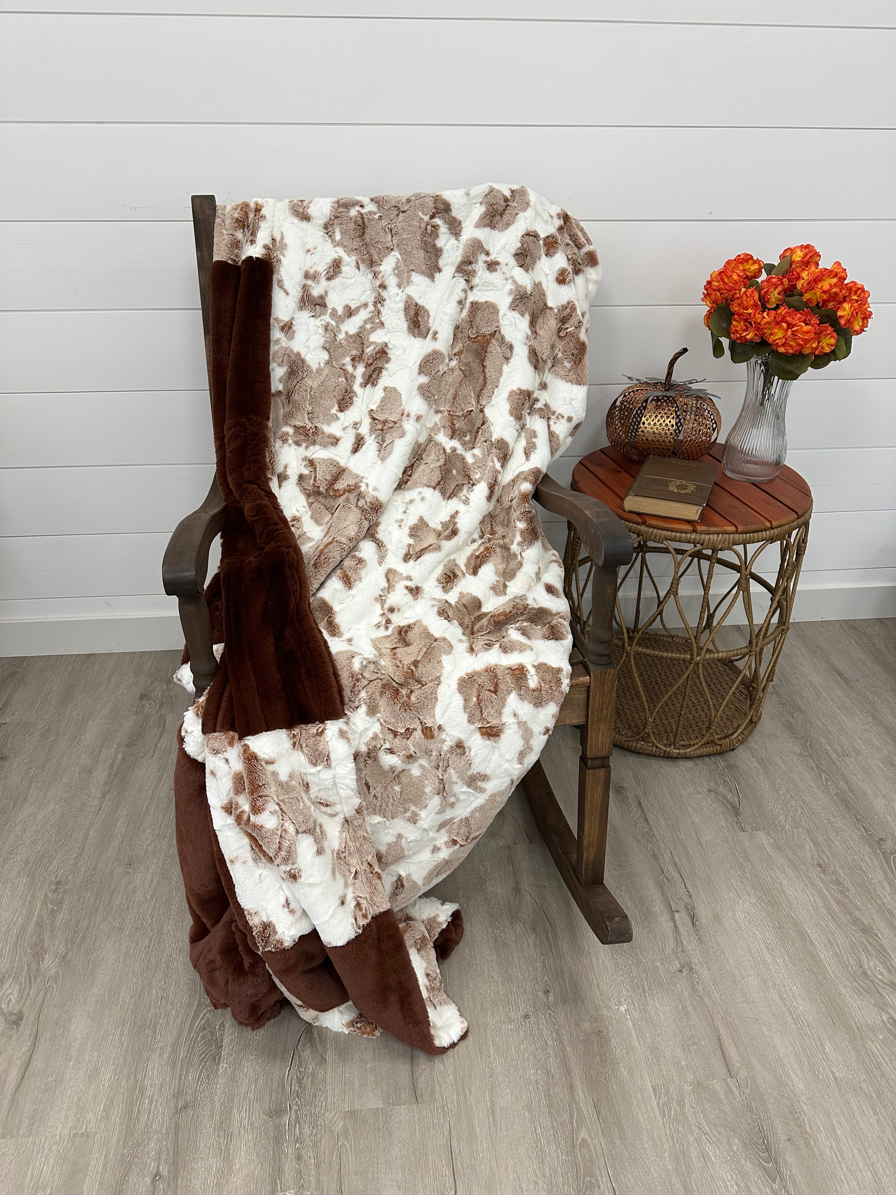 Spiced Appaloosa Minky Mama