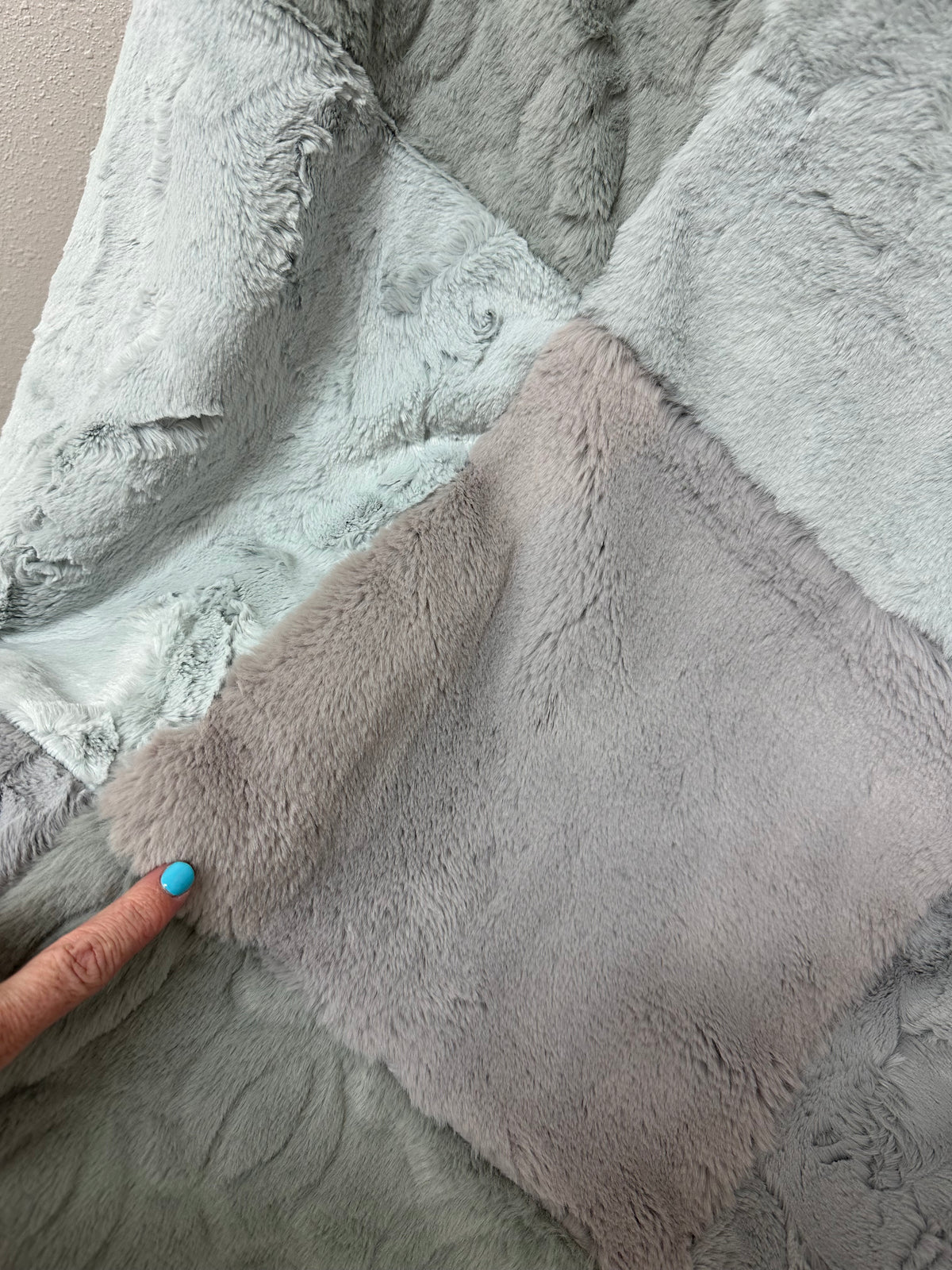 Misfit Silver Bunny Throw