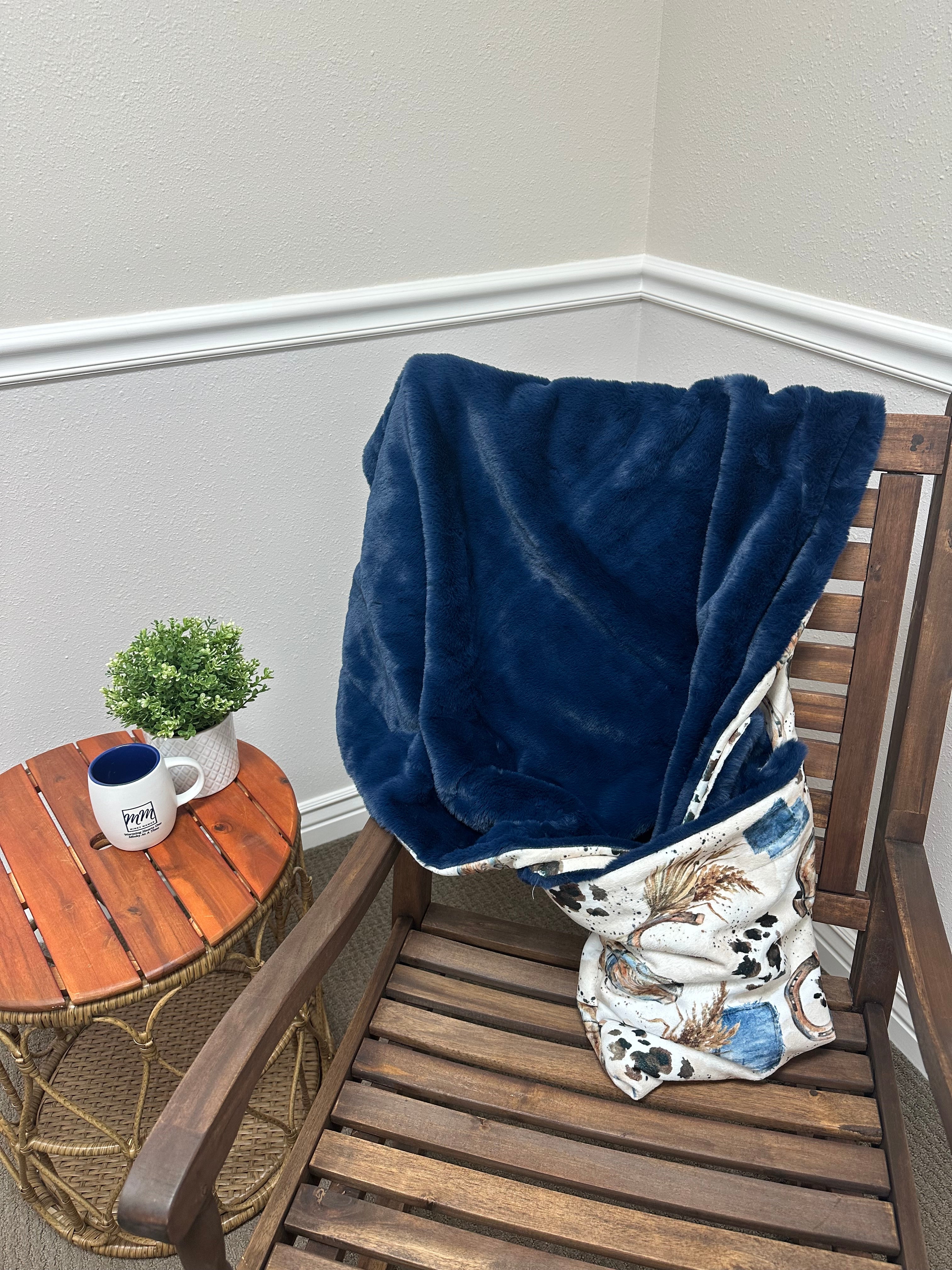 Cowboy Cuddle Travel blanket