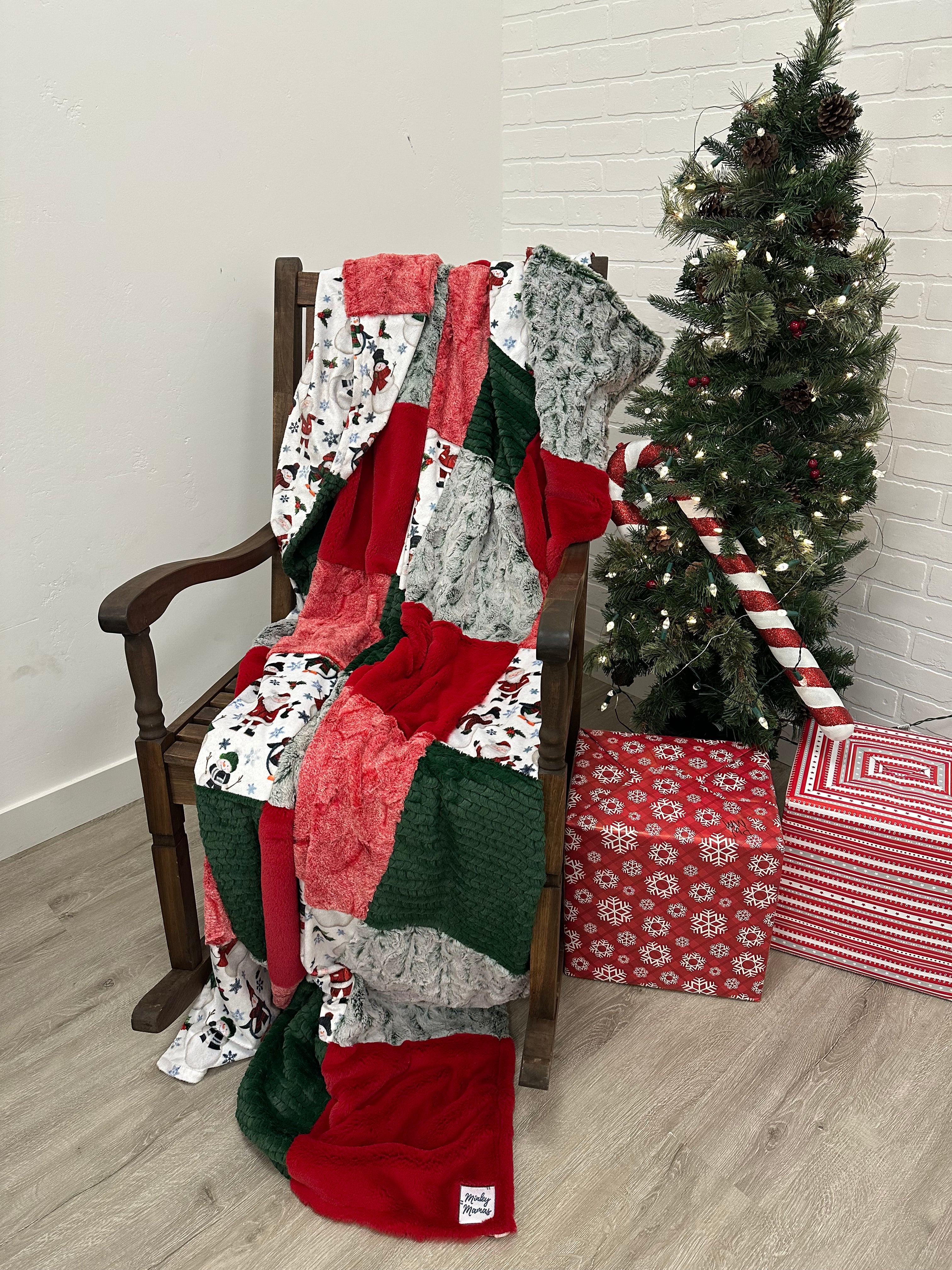 Santa Snowman Christmas