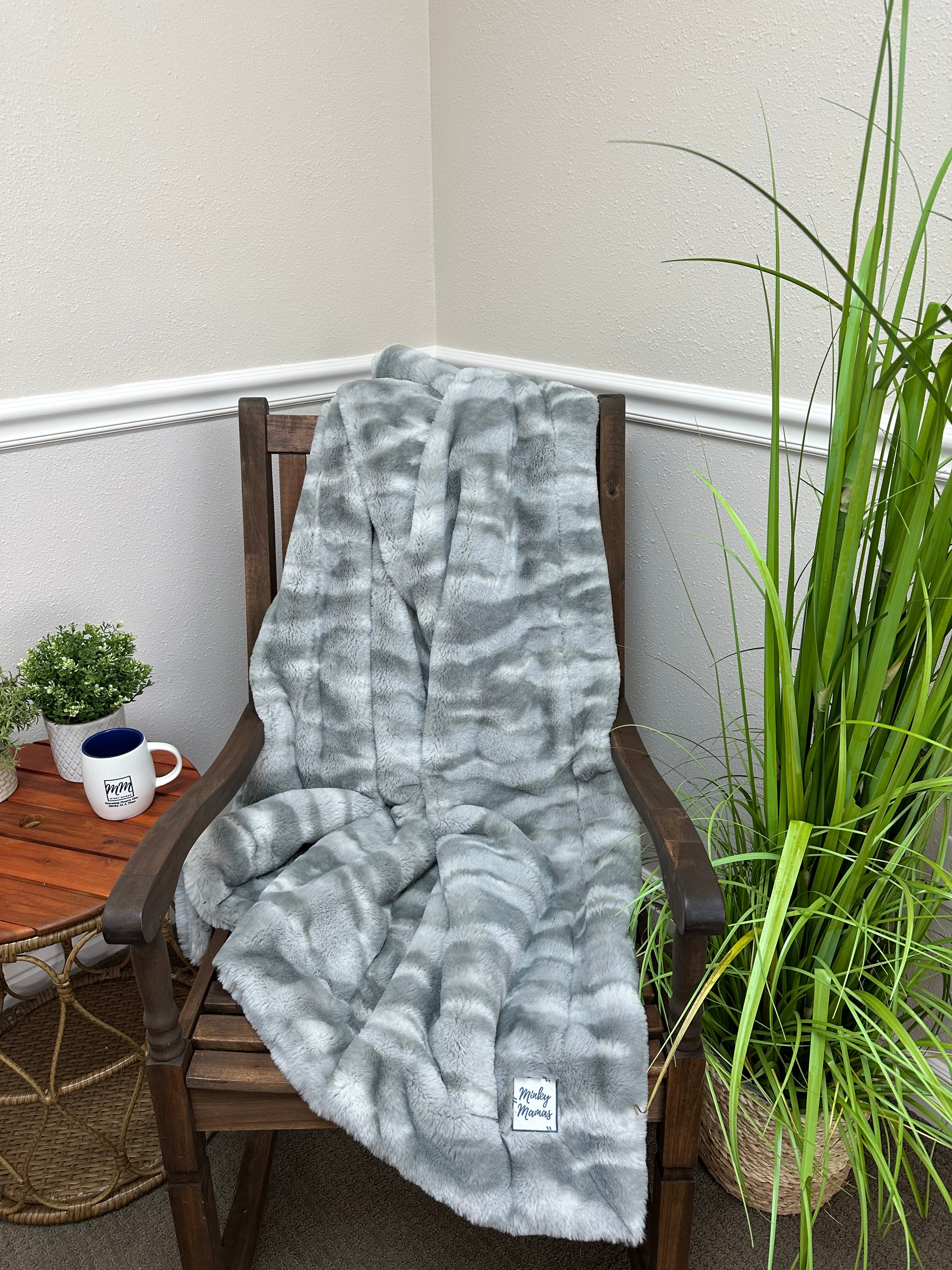 Silver Lining Wild Bunny Throw