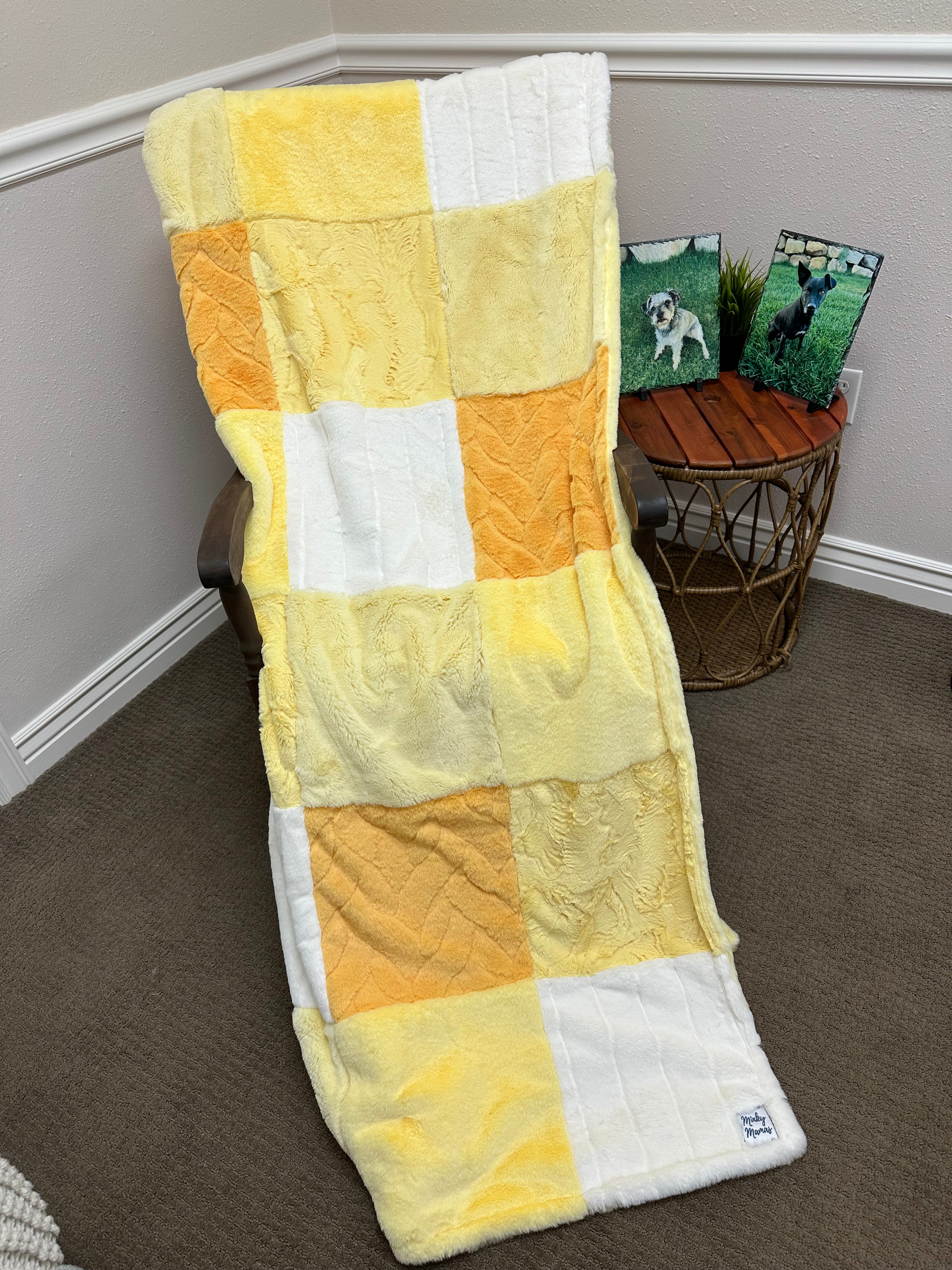 Yellow butter Bunny Minky Mama