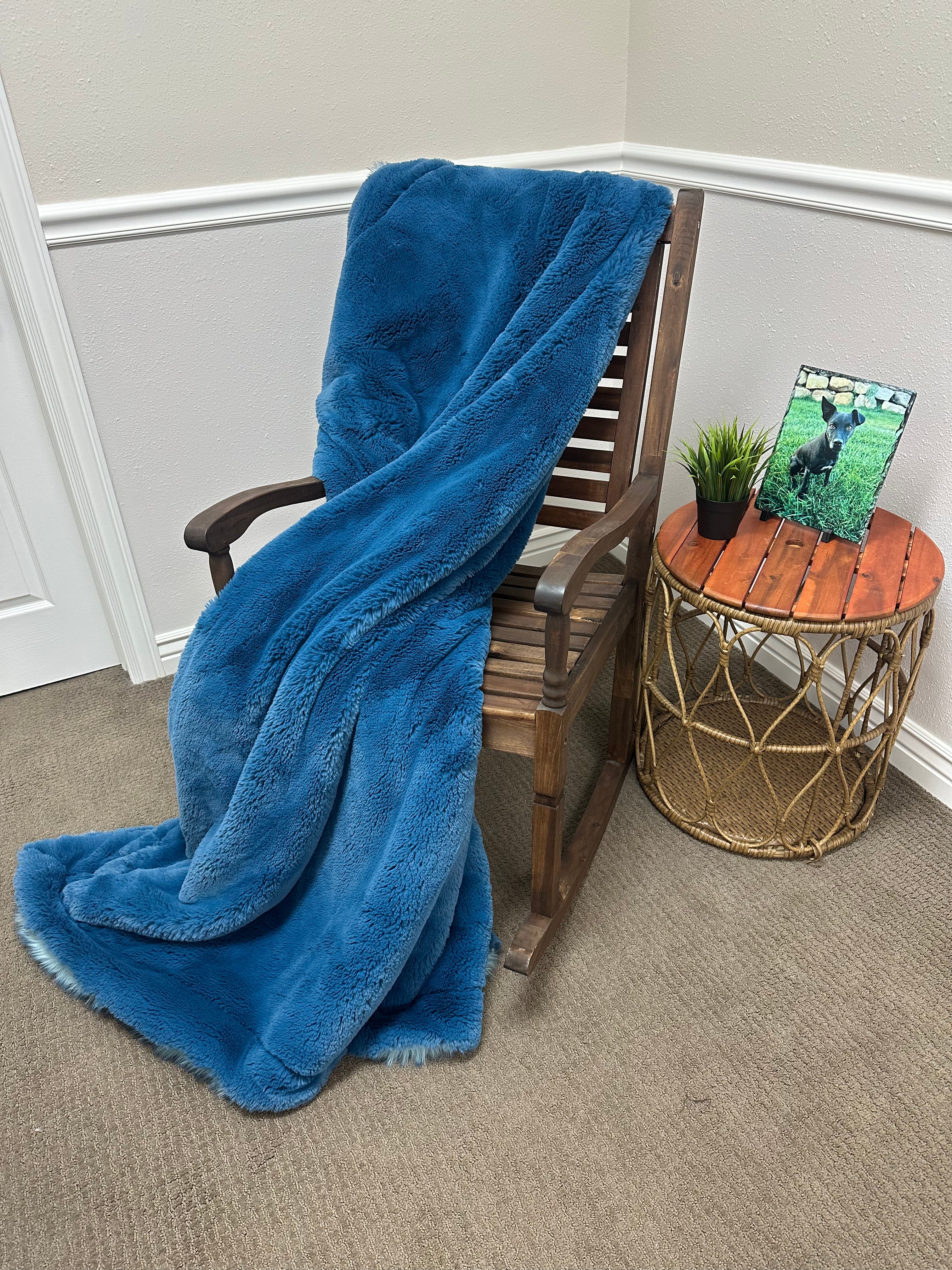 Blue berry Simple Minky Mama