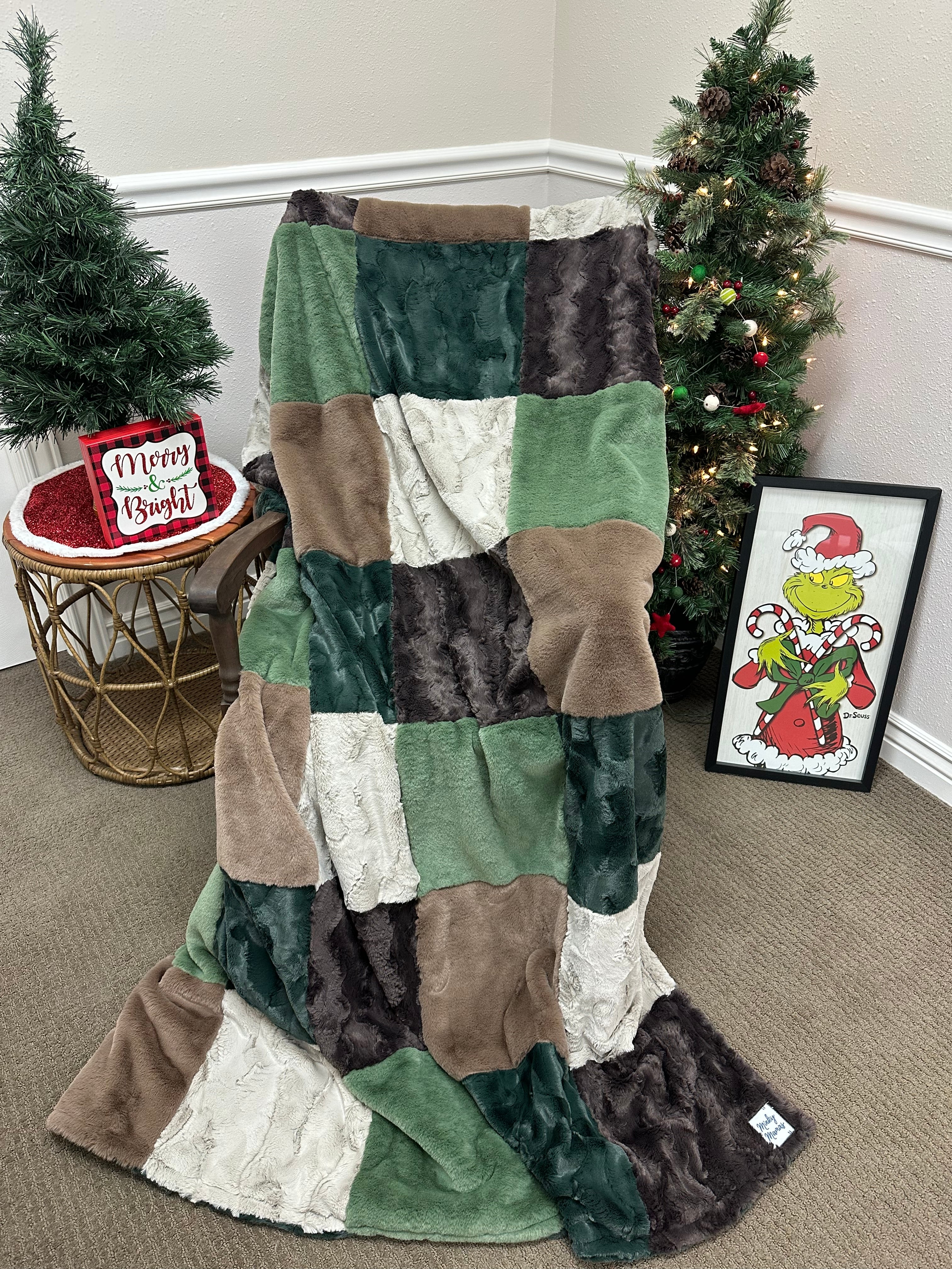 Forest Hide Minky Mama