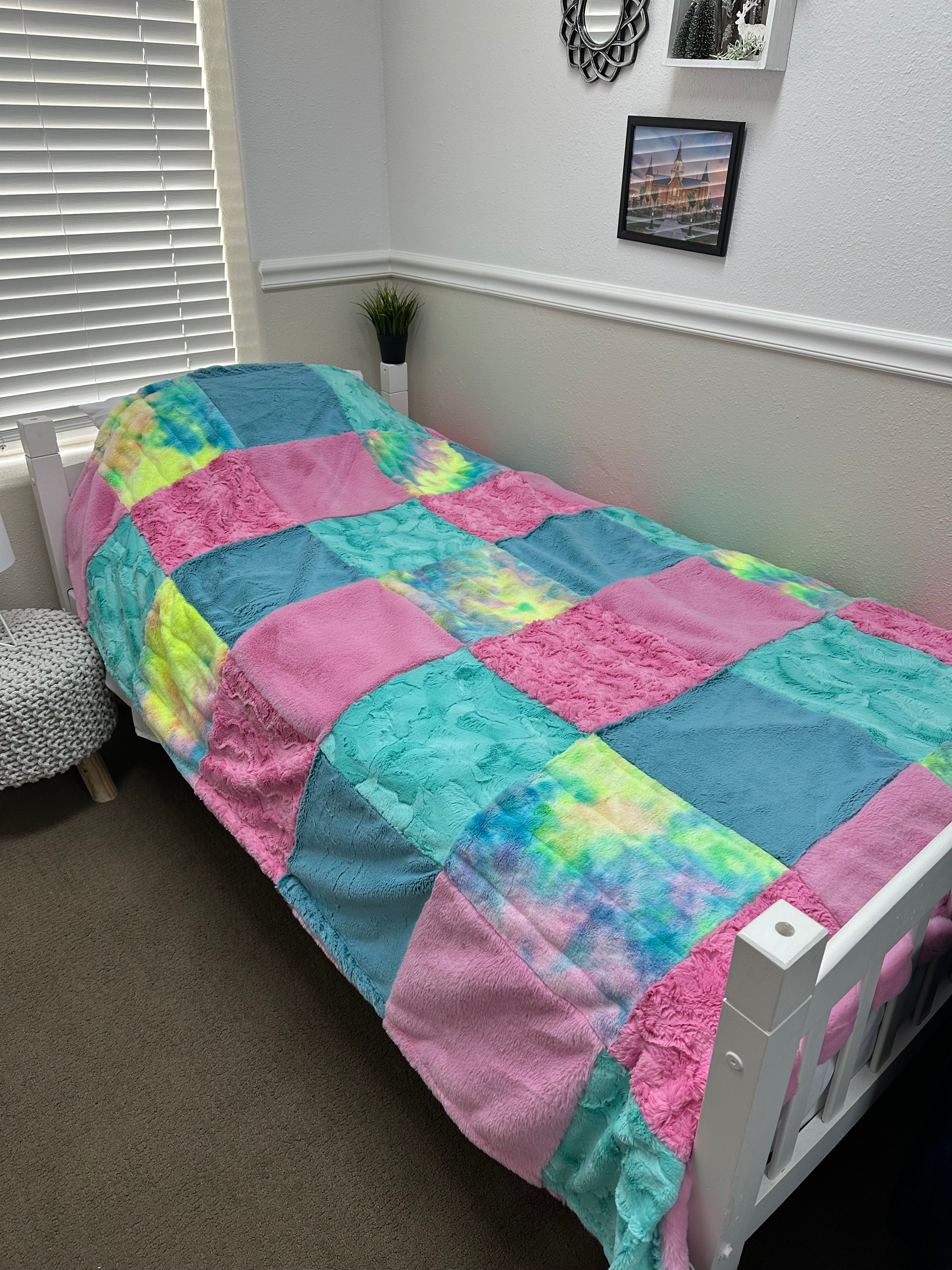 Spring Colored Minky Mama