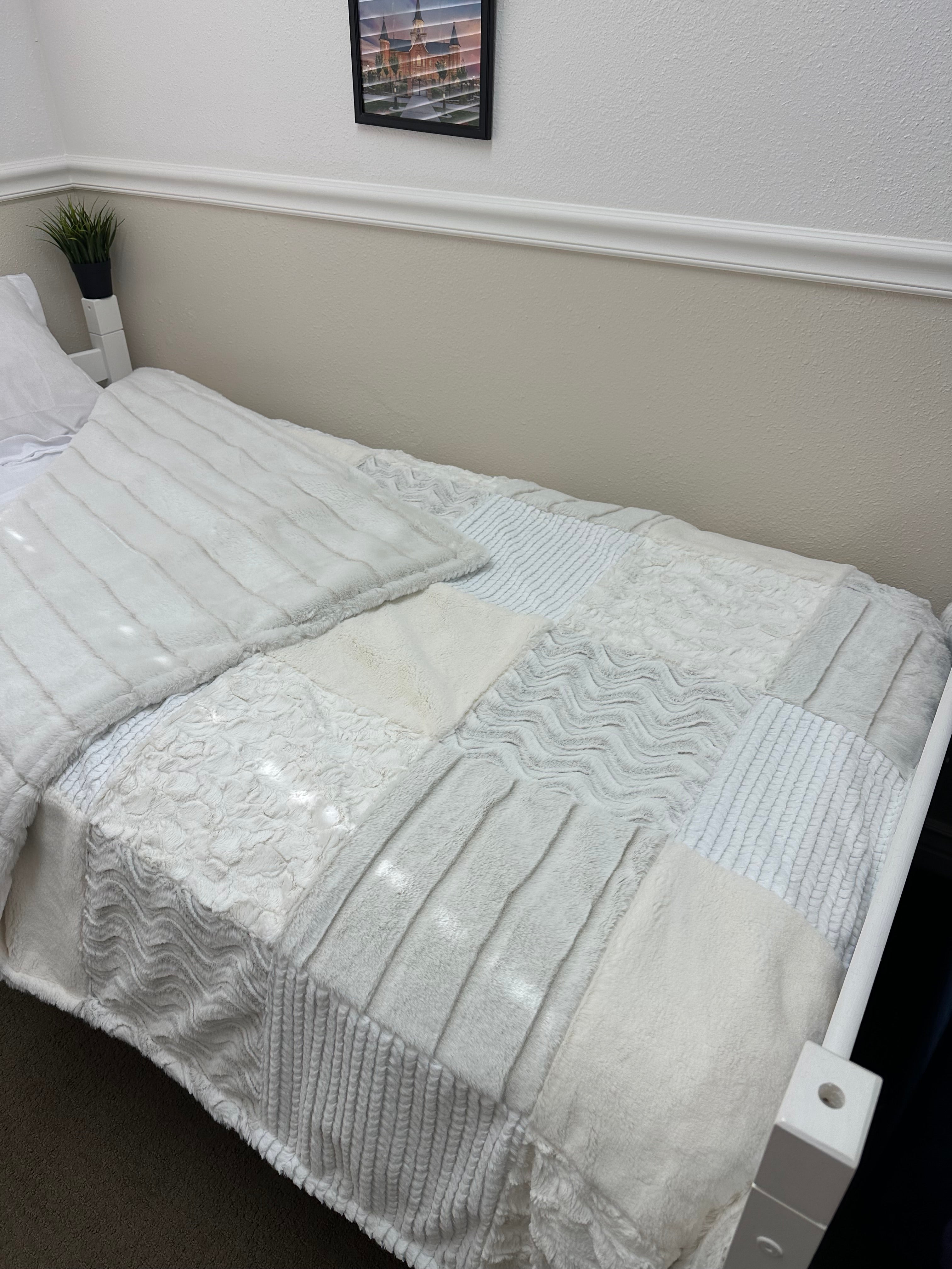 White/Cream Minky Mama