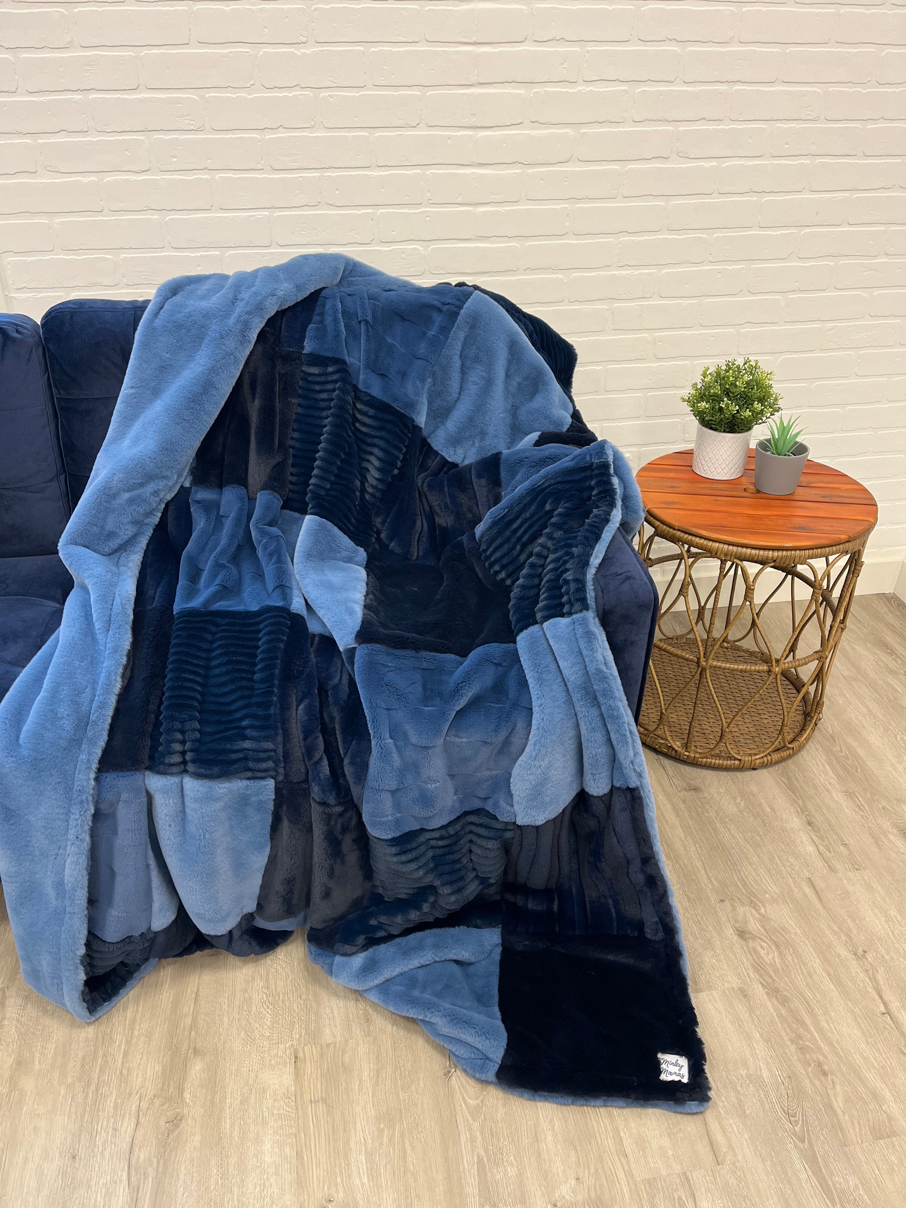 Jeans Patchwork Minky Mama