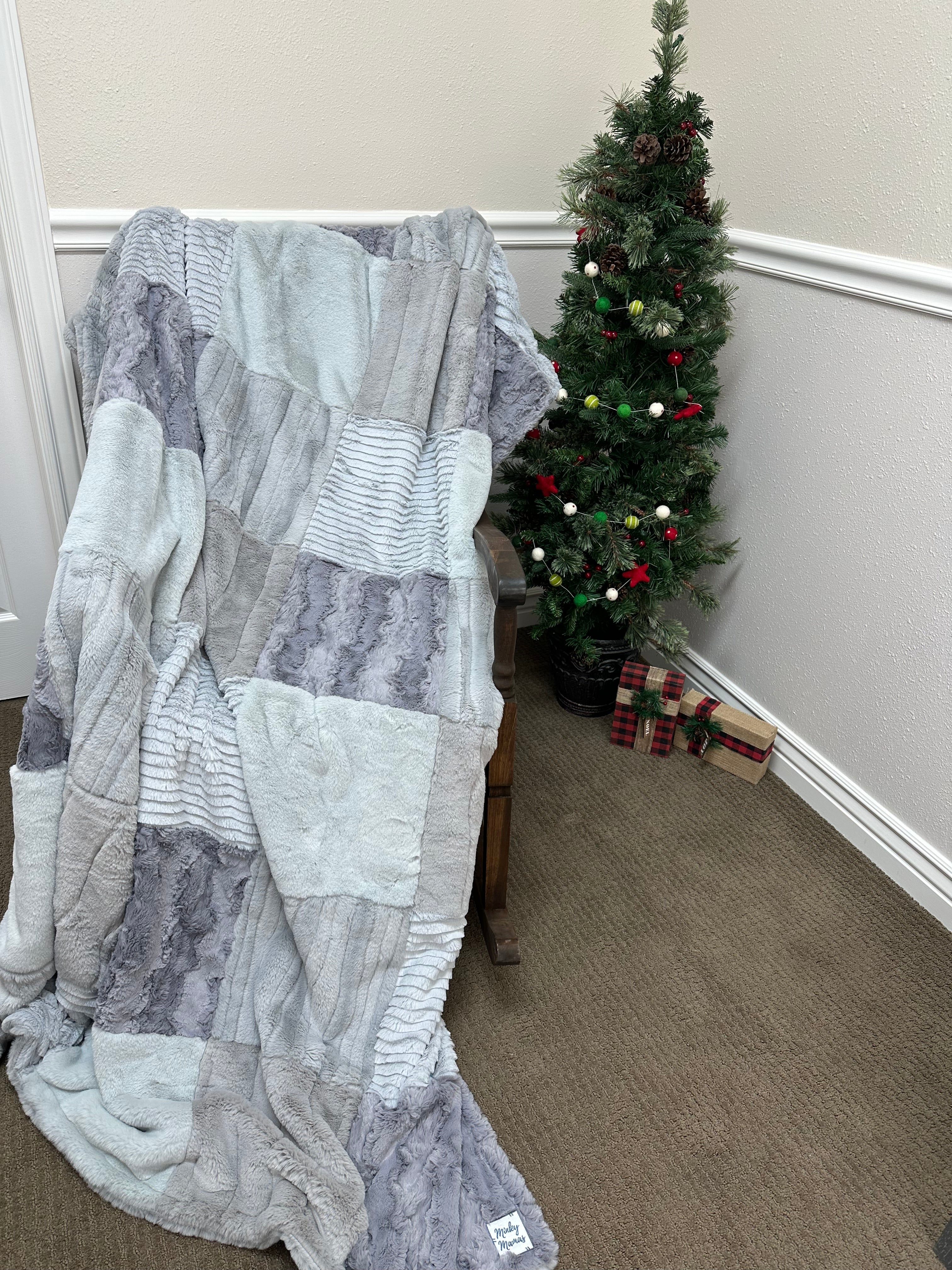 Grey Vienna Minky Mama