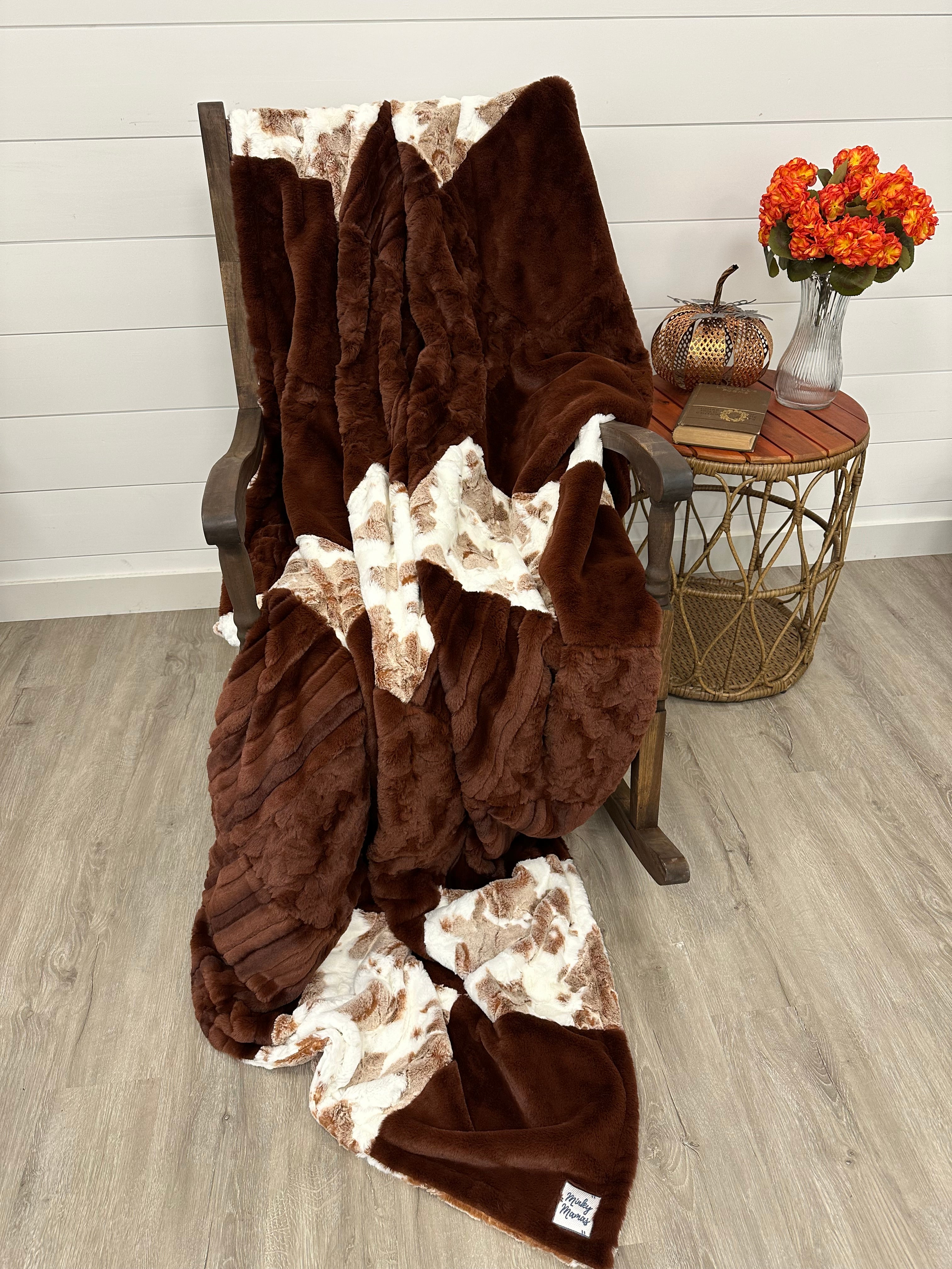 Spiced Appaloosa Minky Mama