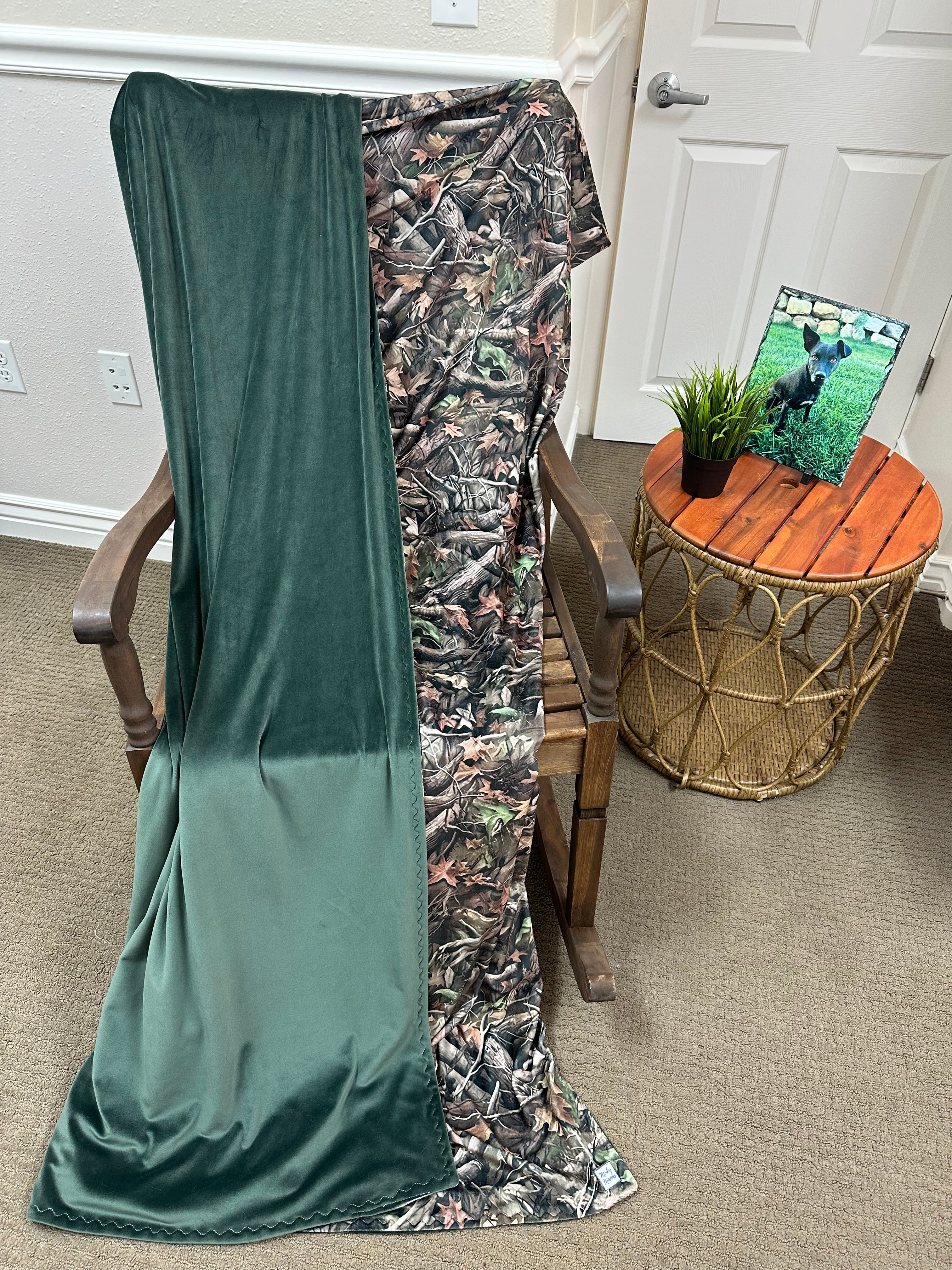 60”x86” Camo Marshmallow