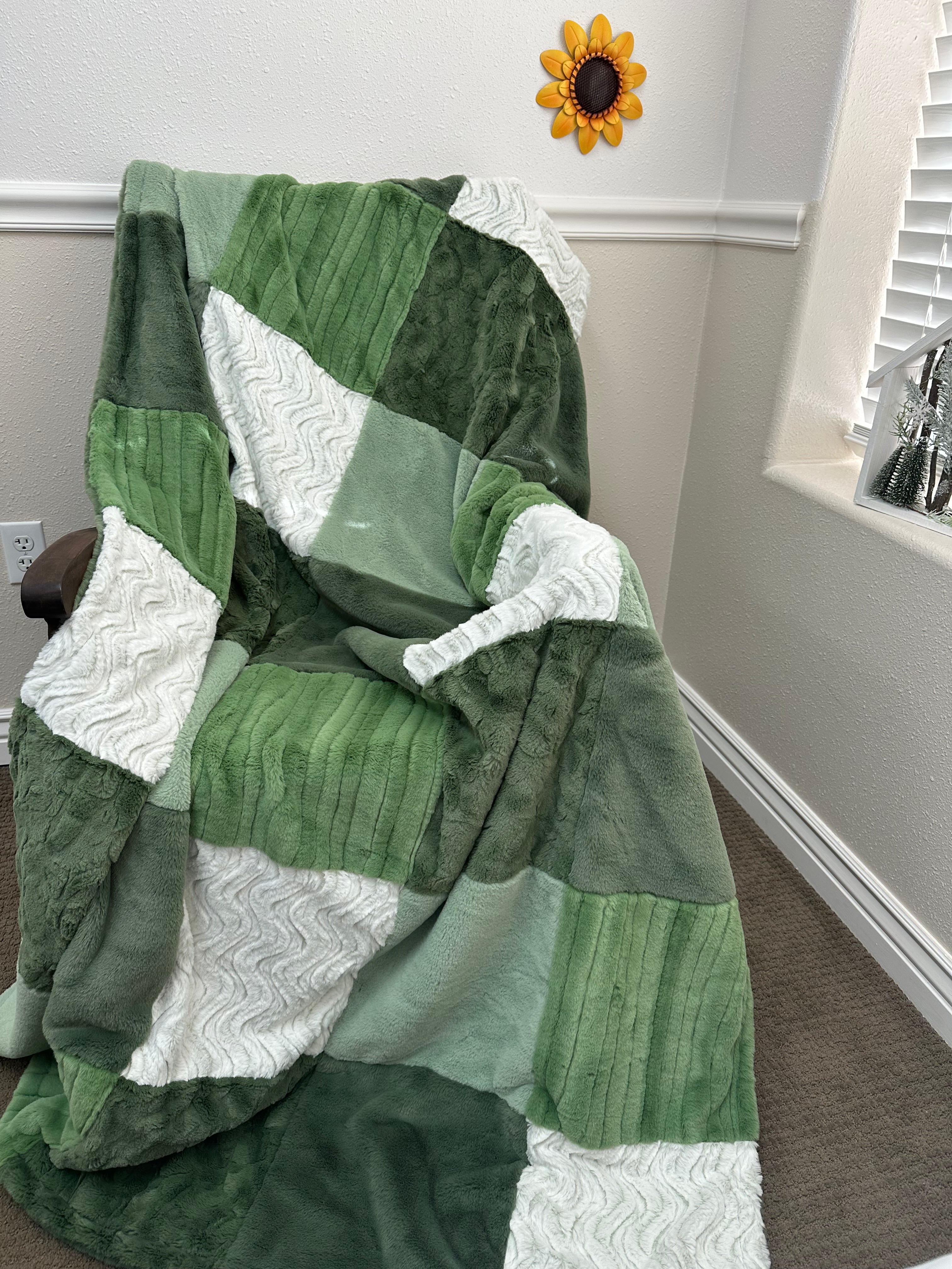 Green Zara Minky Mama