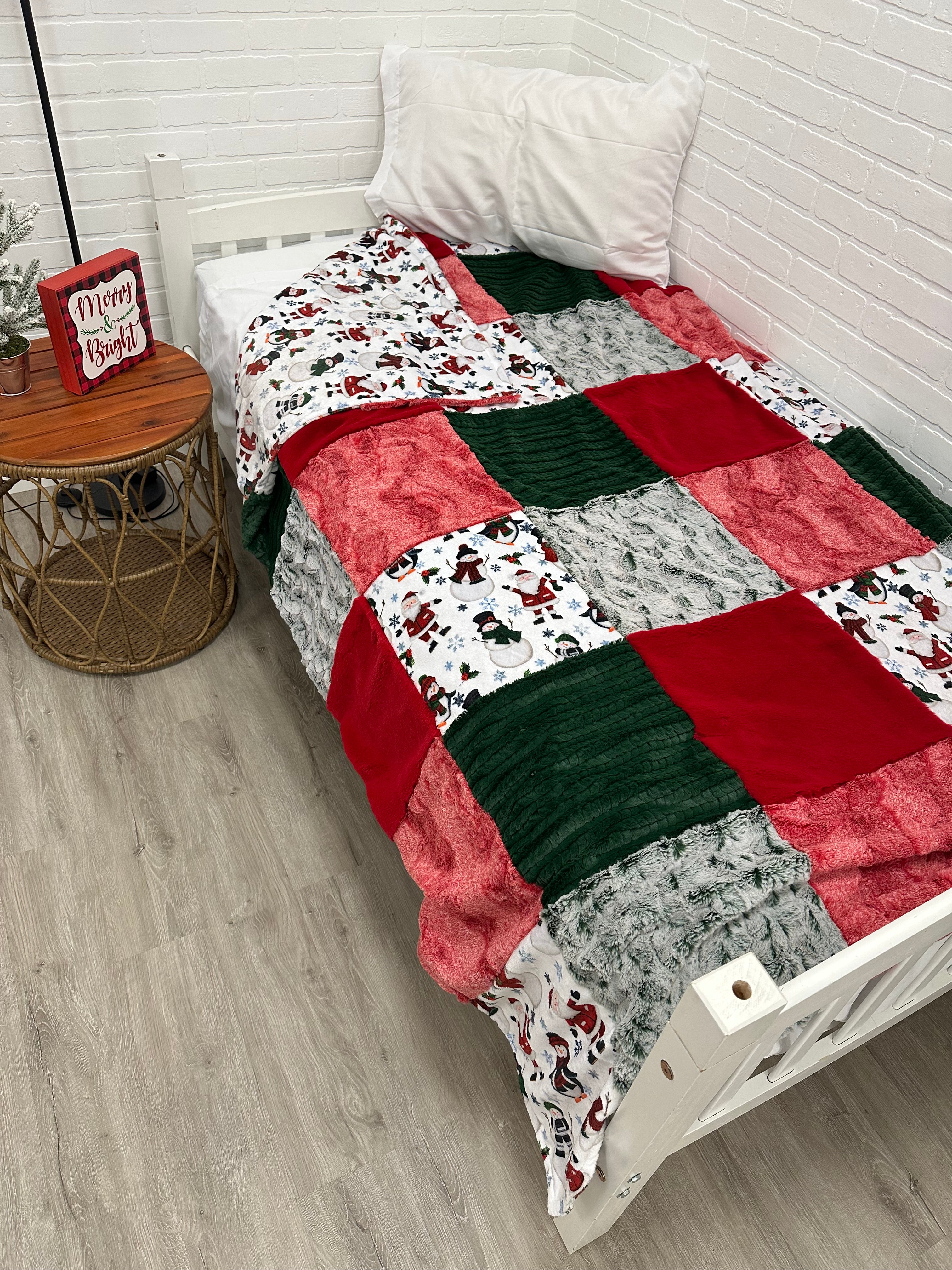 Santa Snowman Christmas