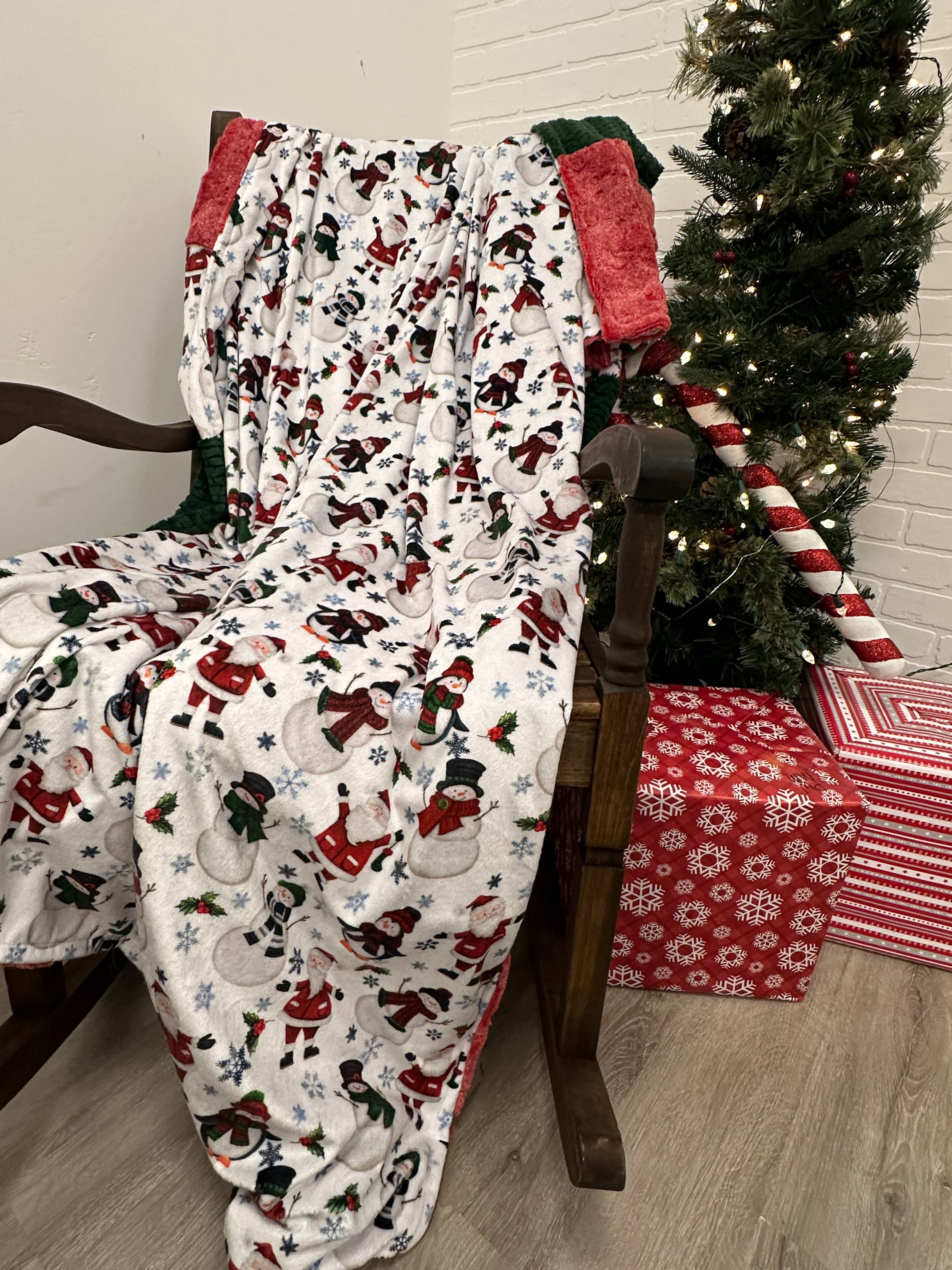 Santa Snowman Christmas