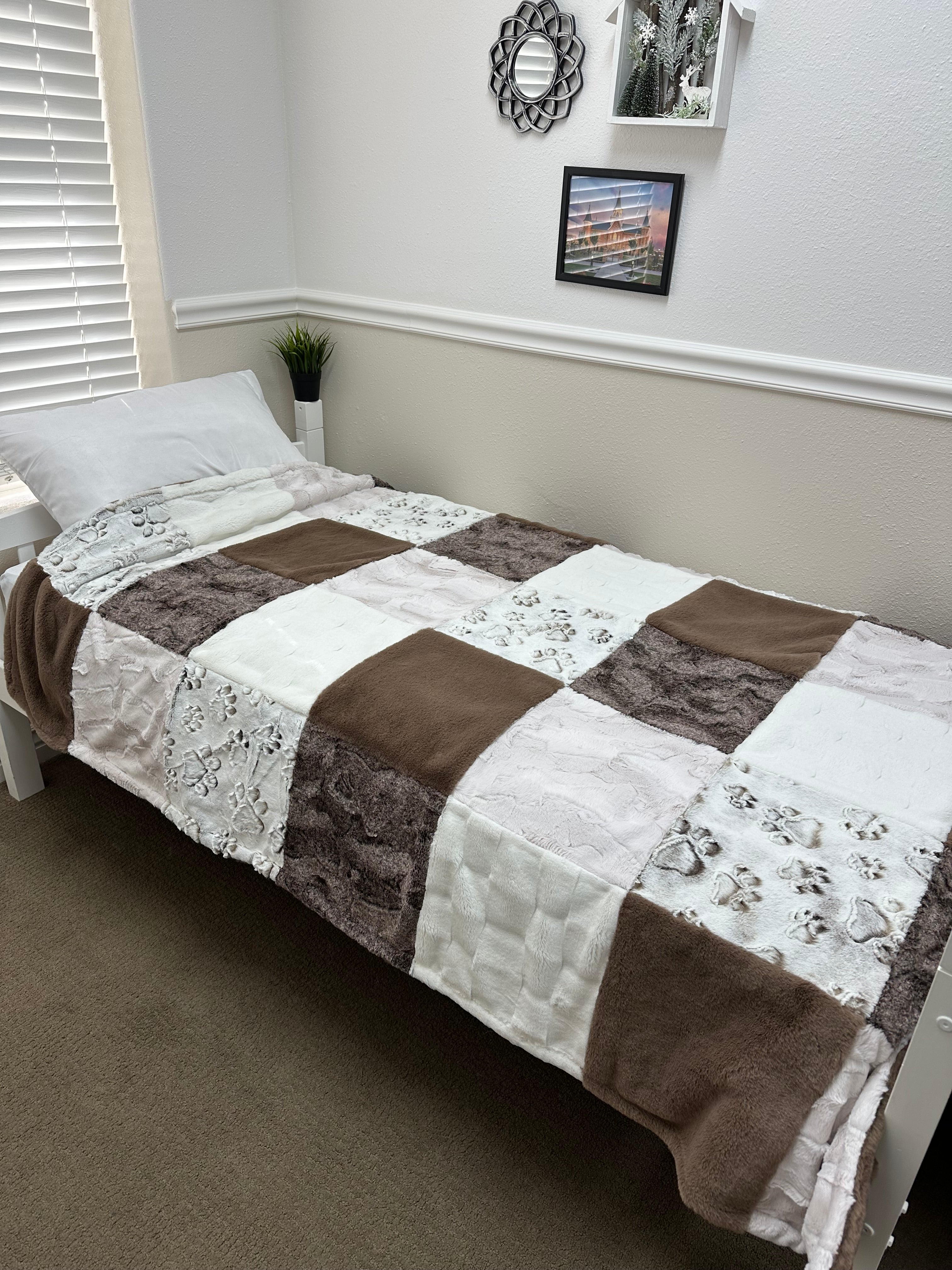 Neutral Paws Minky Mama