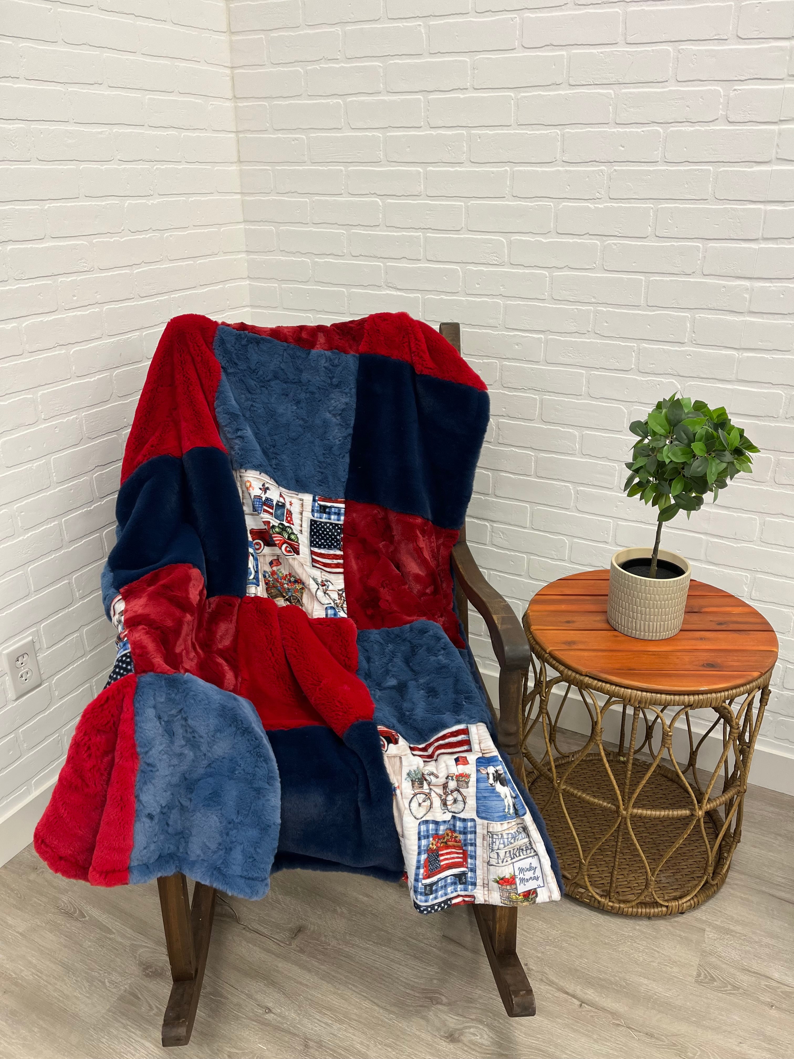 Patriotic Throw